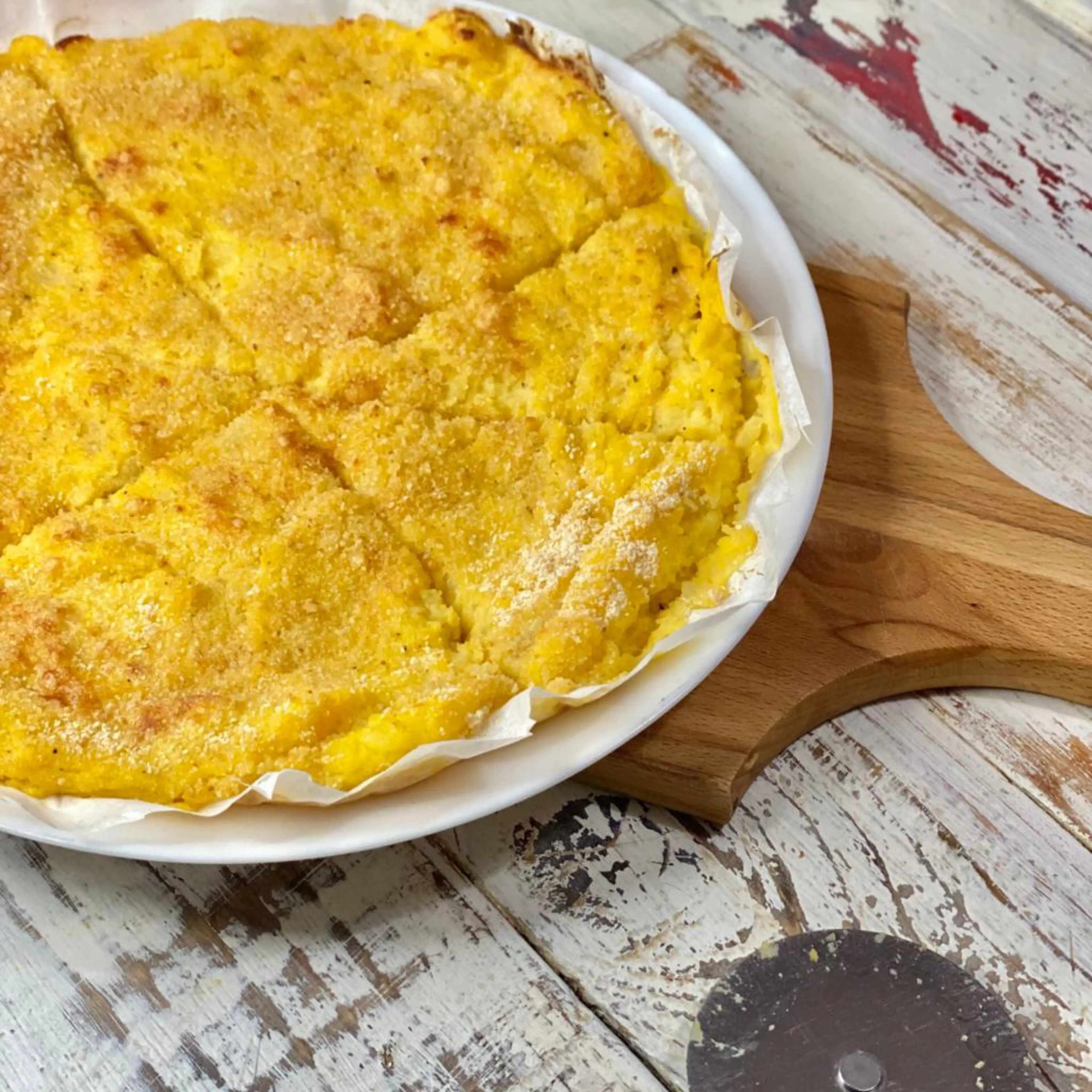 Vegan chickpea flour frittata