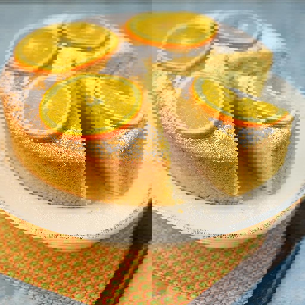 Ciasto pomarańczowe bez jaj: bez mleka i masła