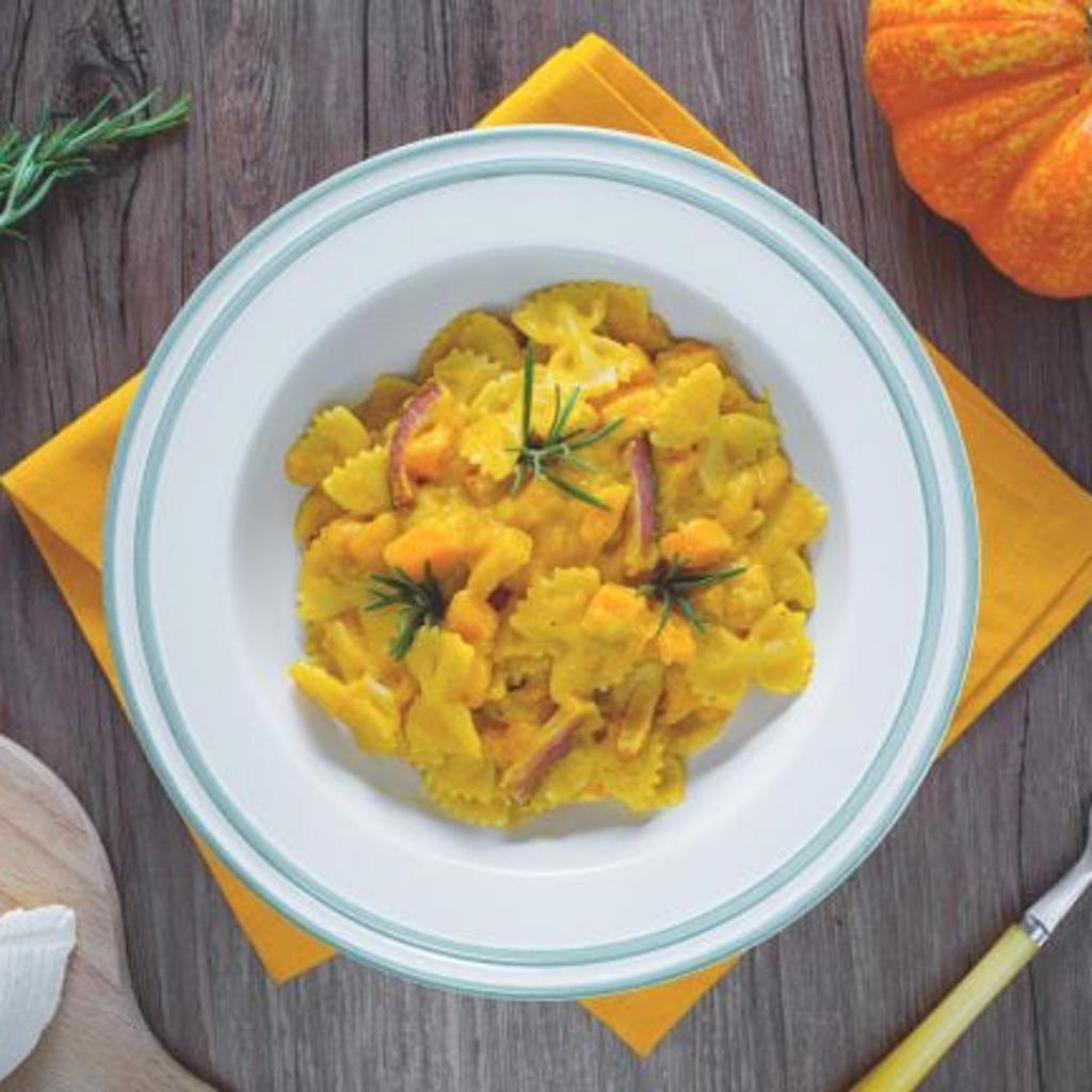 Pasta con la zucca