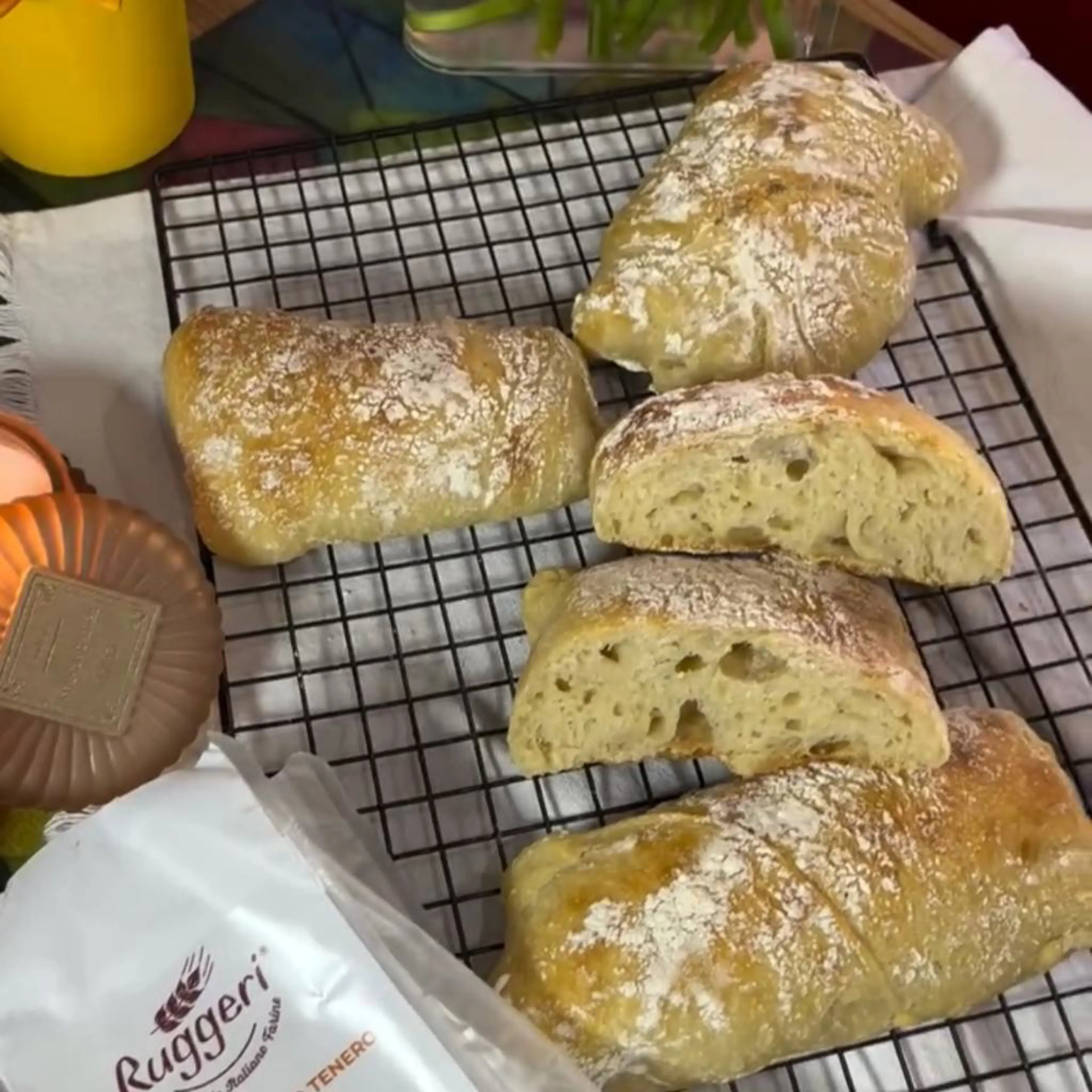Ciabatta ekmeği