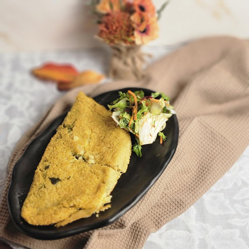 Mezzelune de quinoa al horno