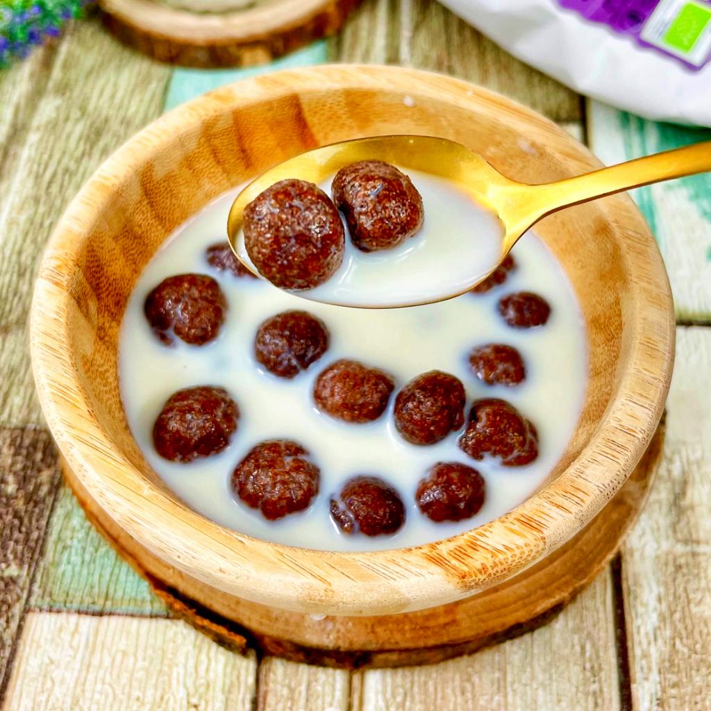 Cereali al cacao in friggitrice ad aria