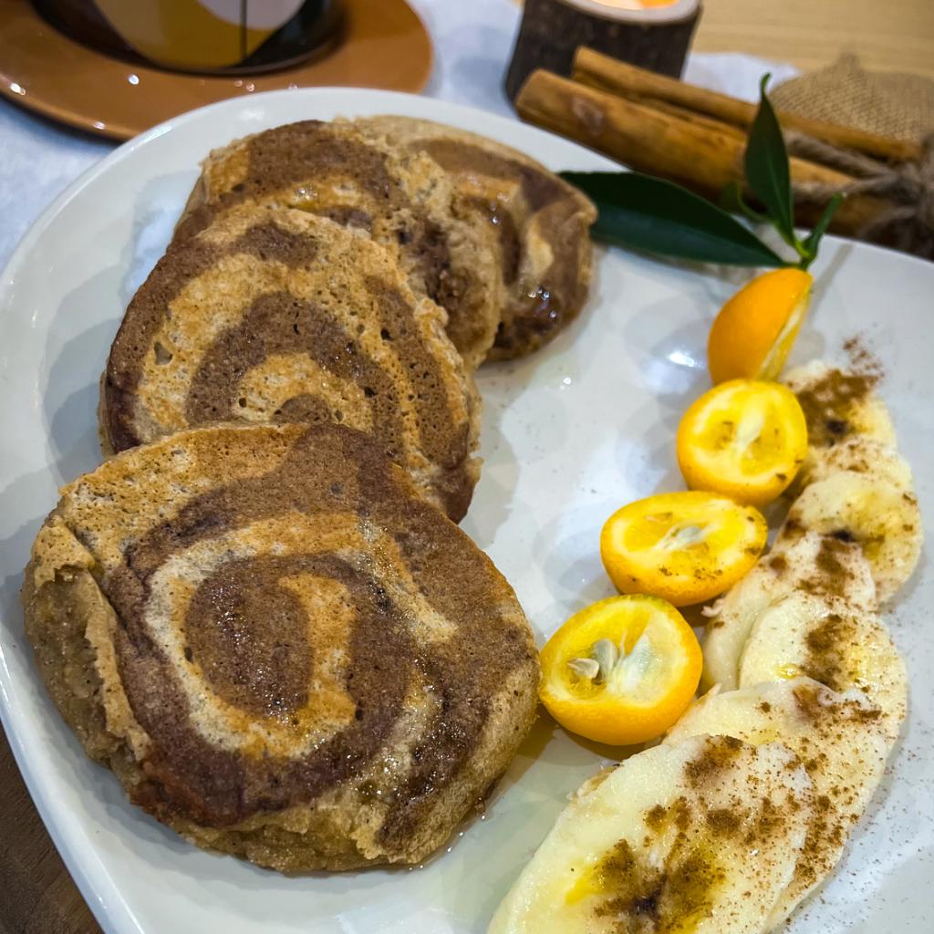 Zimtschnecken-Pfannkuchen