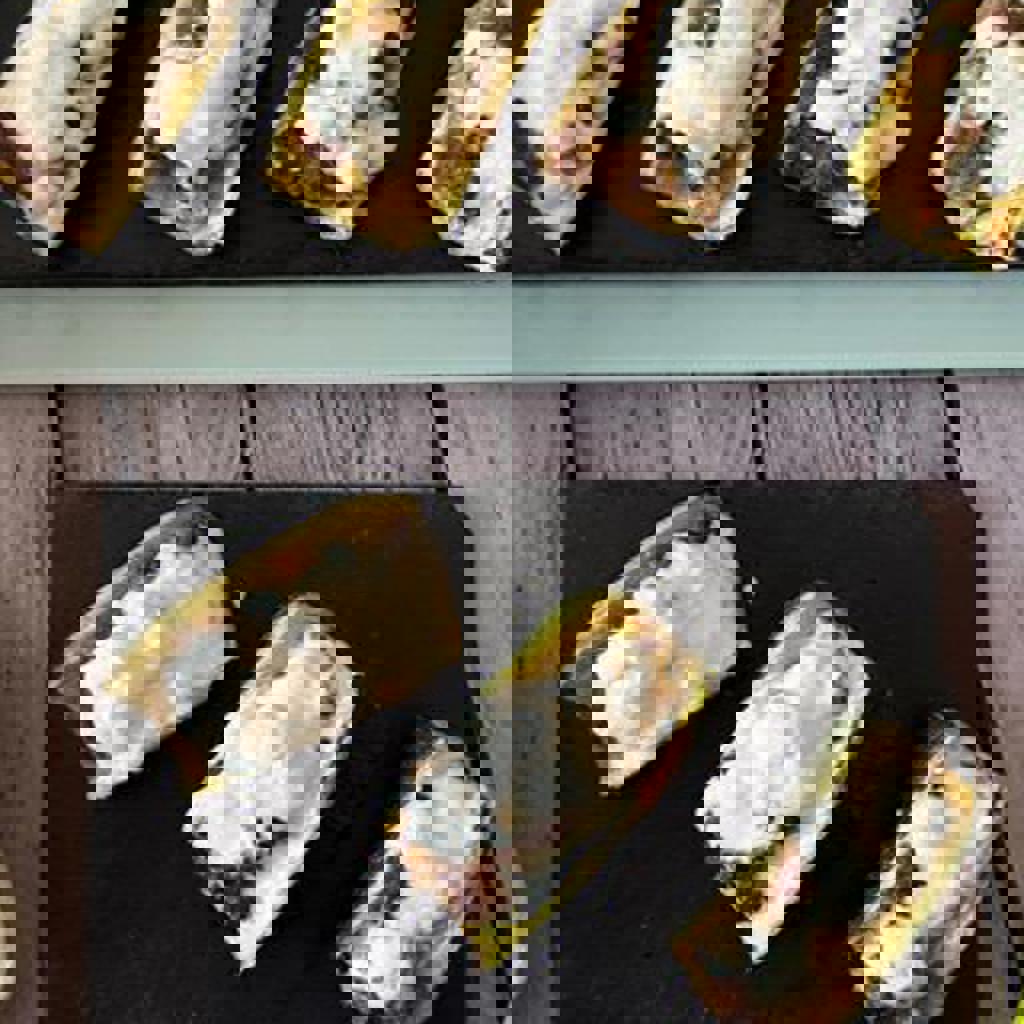 Air-fried zucchini boats