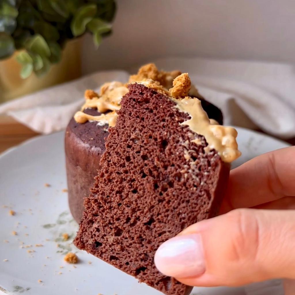 Gâteau au chocolat et caramel