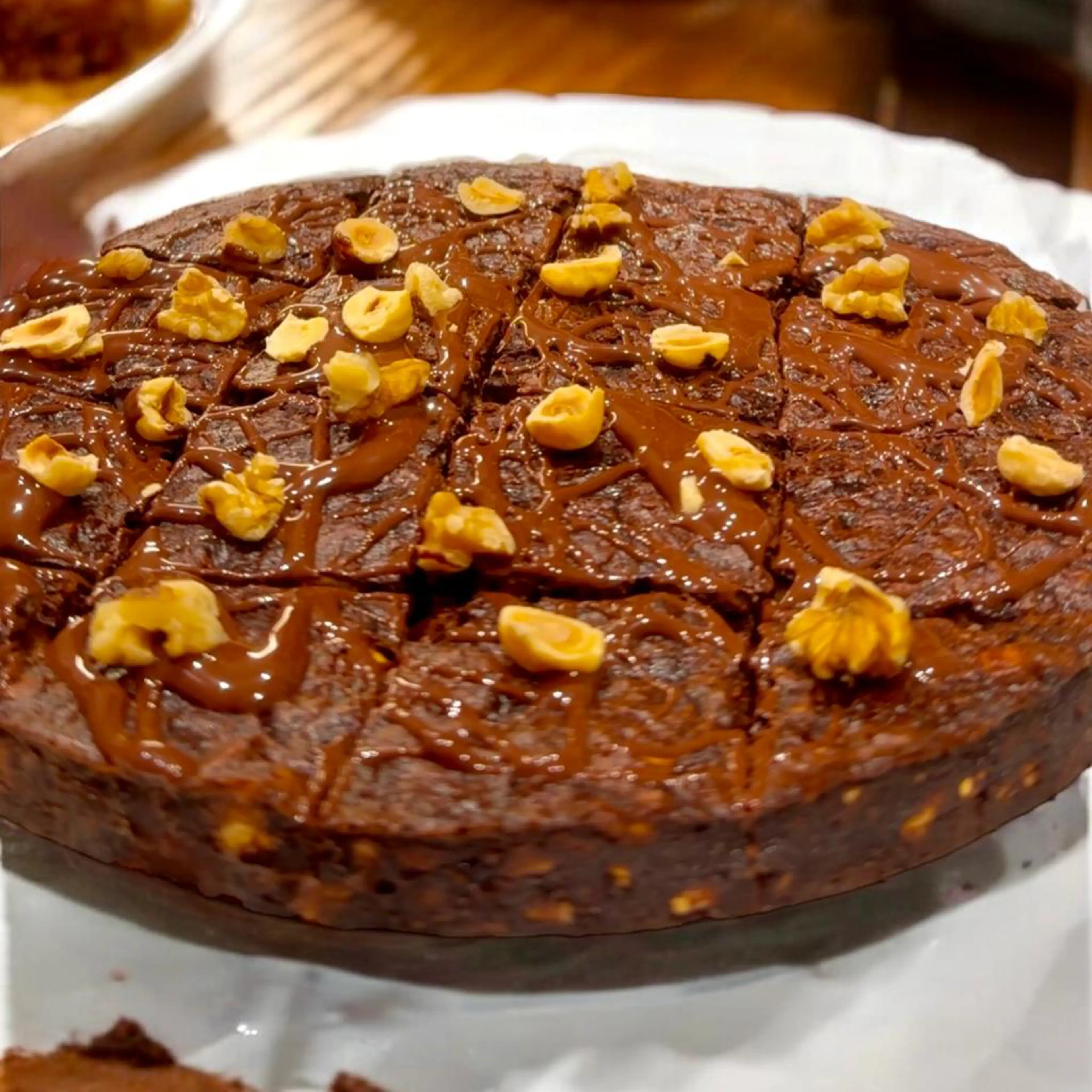 Light cake without flour and added sugars