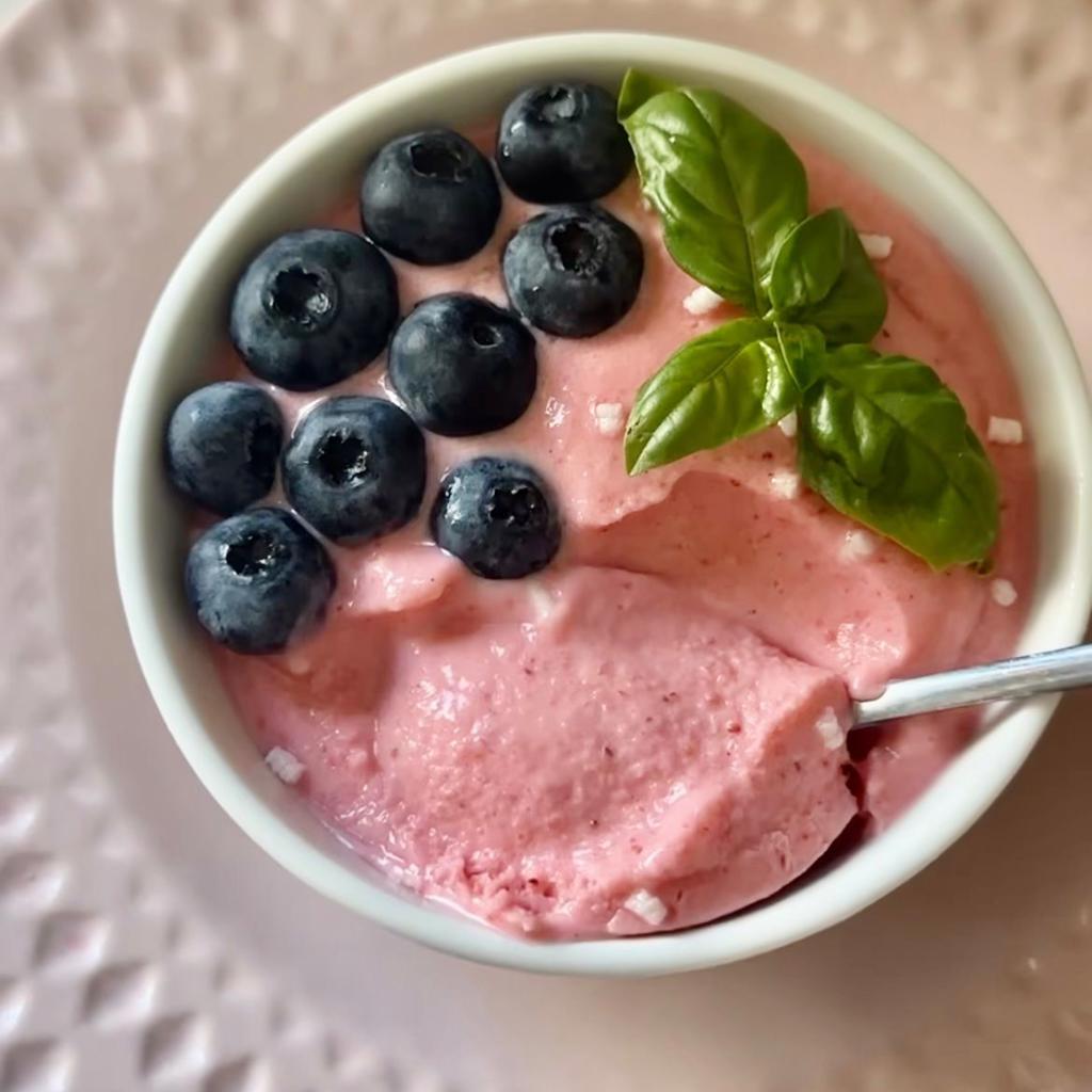 Gelato alla fragola senza zuccheri