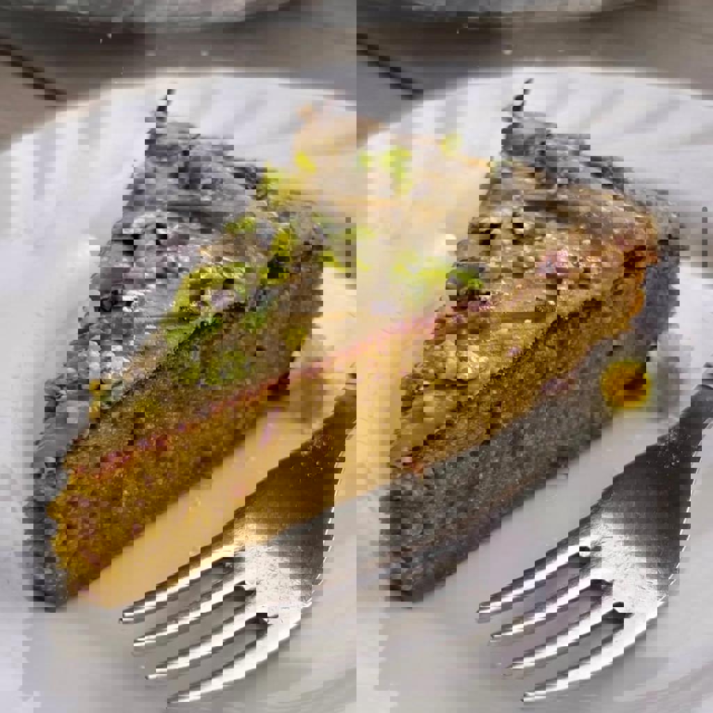 Torta tenerina al pistacchio