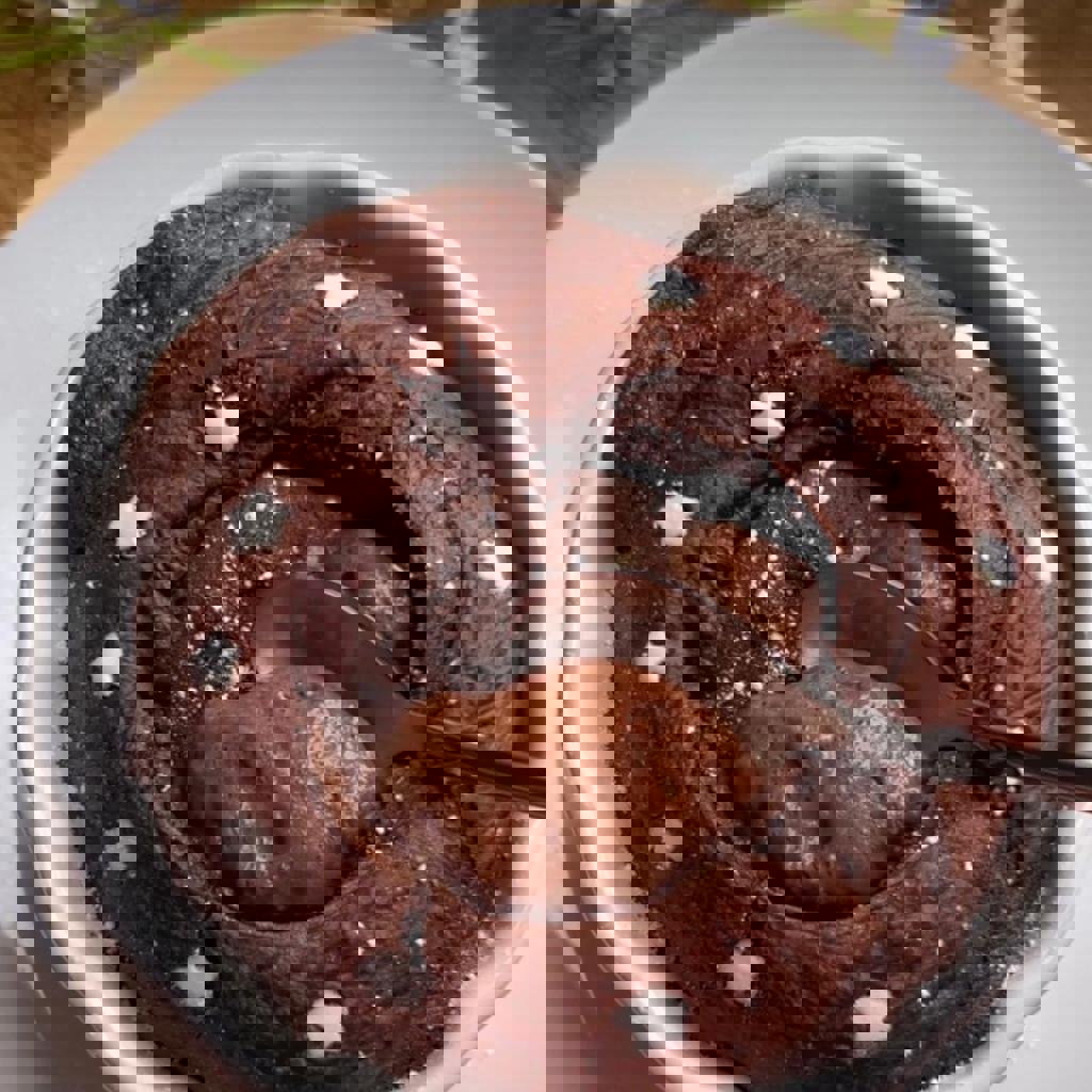 Tortino fit al cioccolato