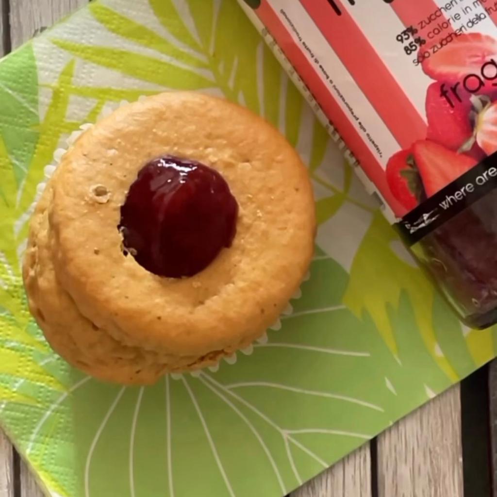 Muffins aux fraises