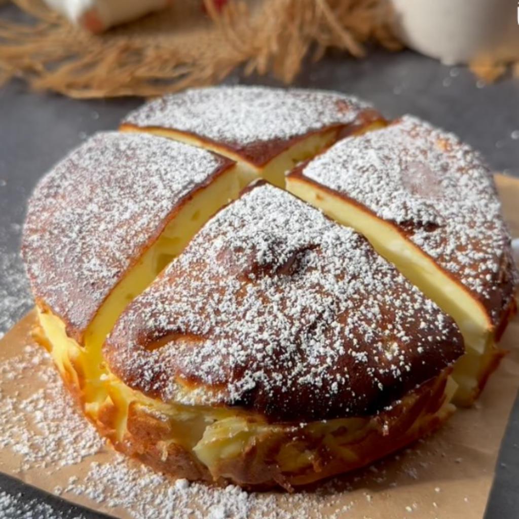 Torta ricotta y pera sin gluten