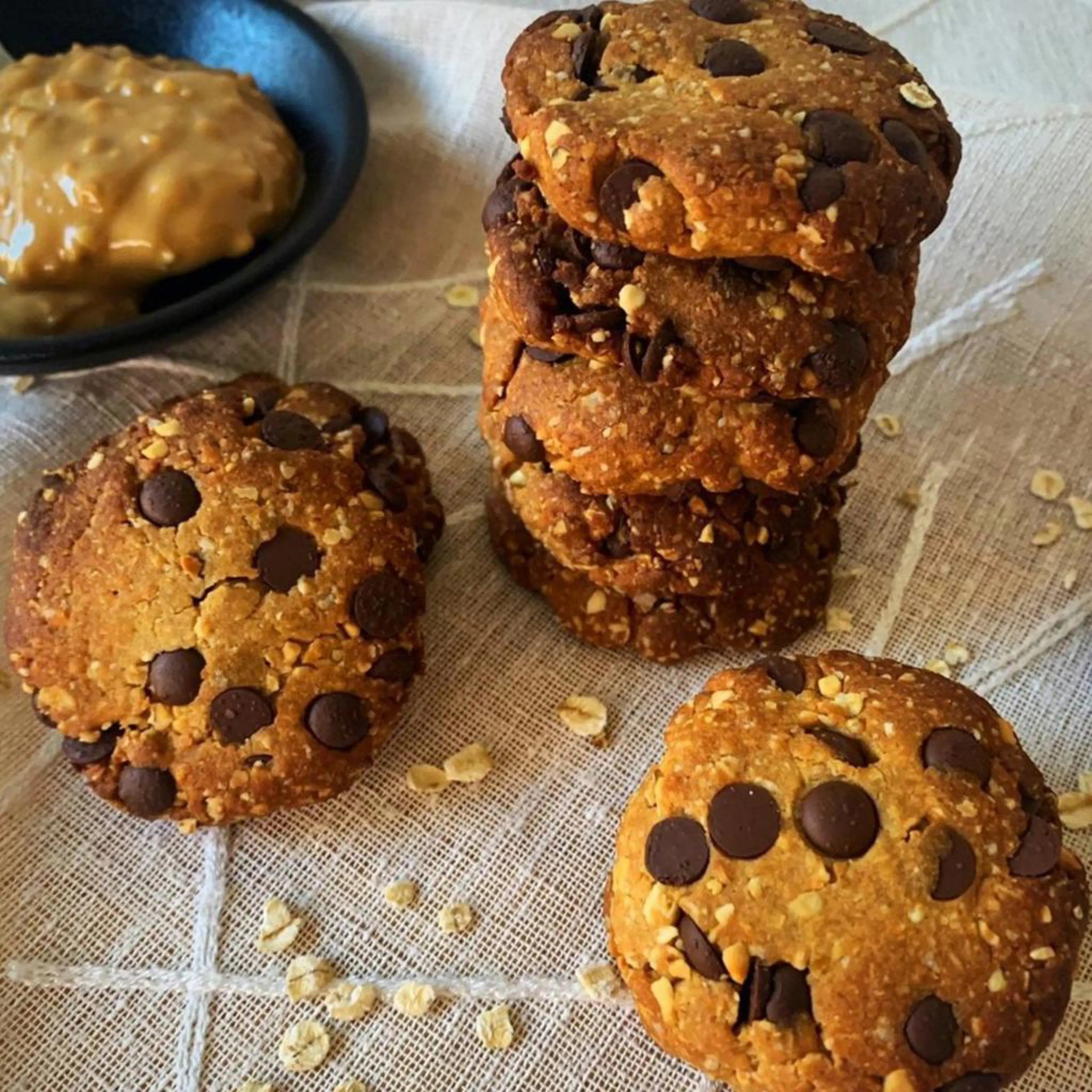 Erdnussbutter-Cookies