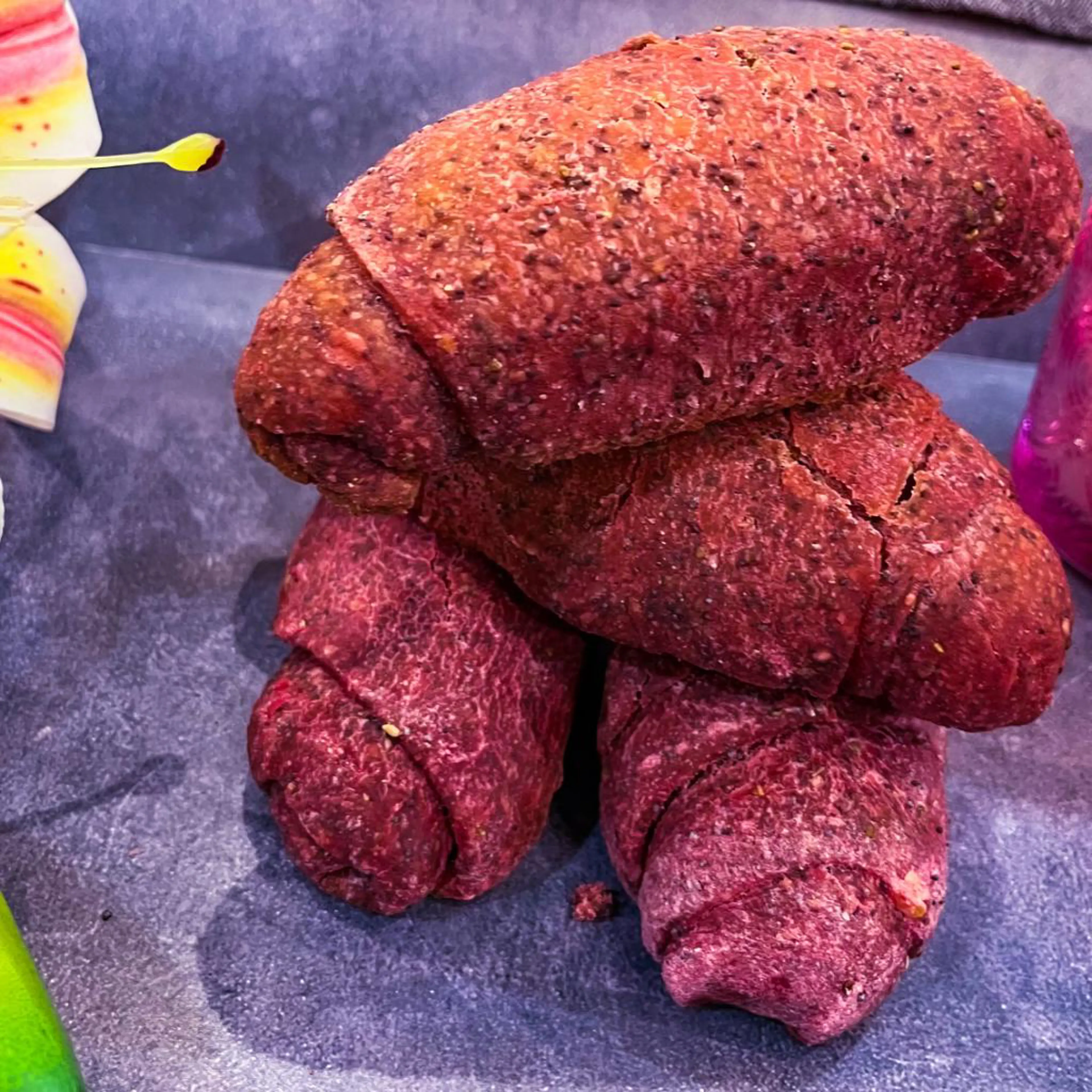 Olive-oil rolls with sourdough starter