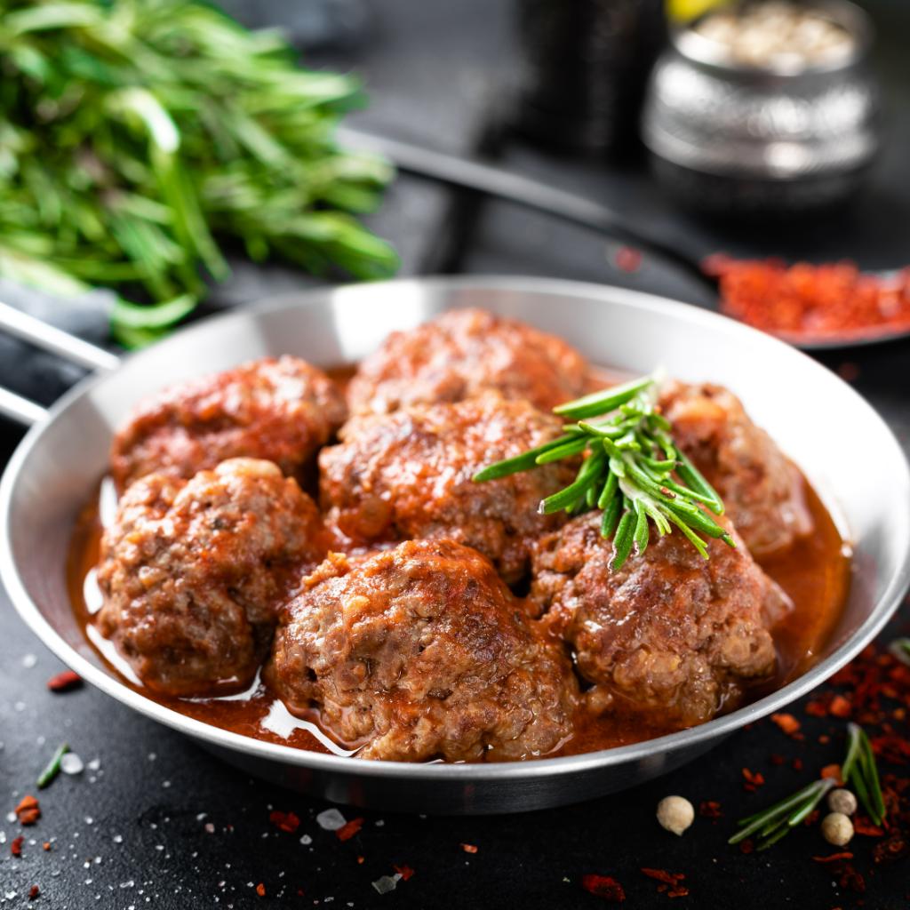 Raw Ham Meatballs
