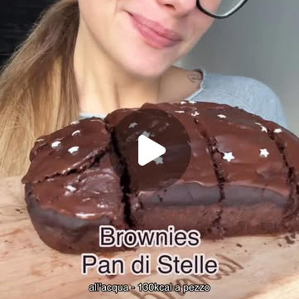 Pan di stelle brownies