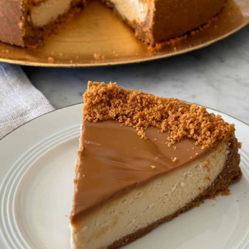 Baked Lotus Cheesecake