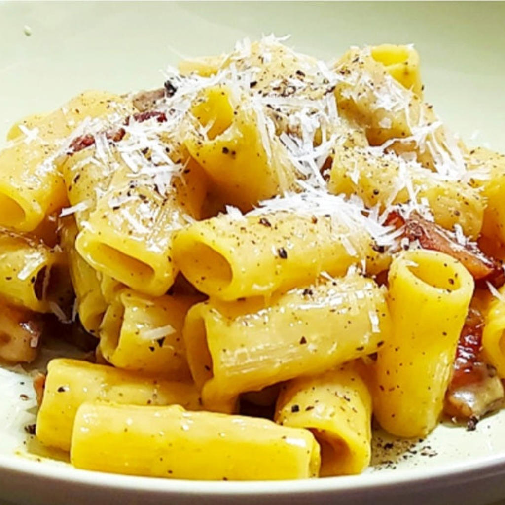 La foto della ricetta Rigatoni alla carbonara di Pasta Felice - Pastificio Artigianale Siciliano  