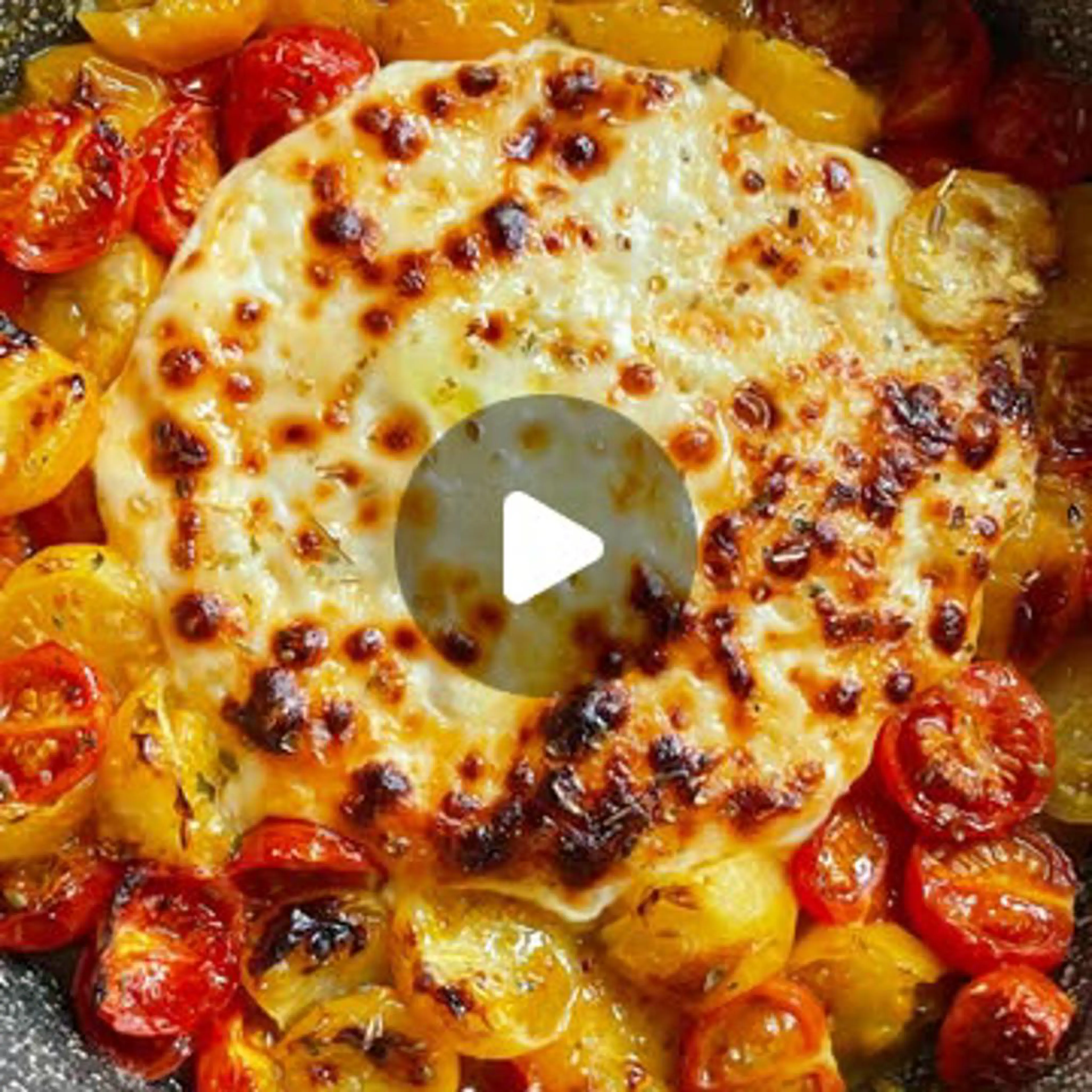 Tasty primosale with air fryer confit cherry tomatoes