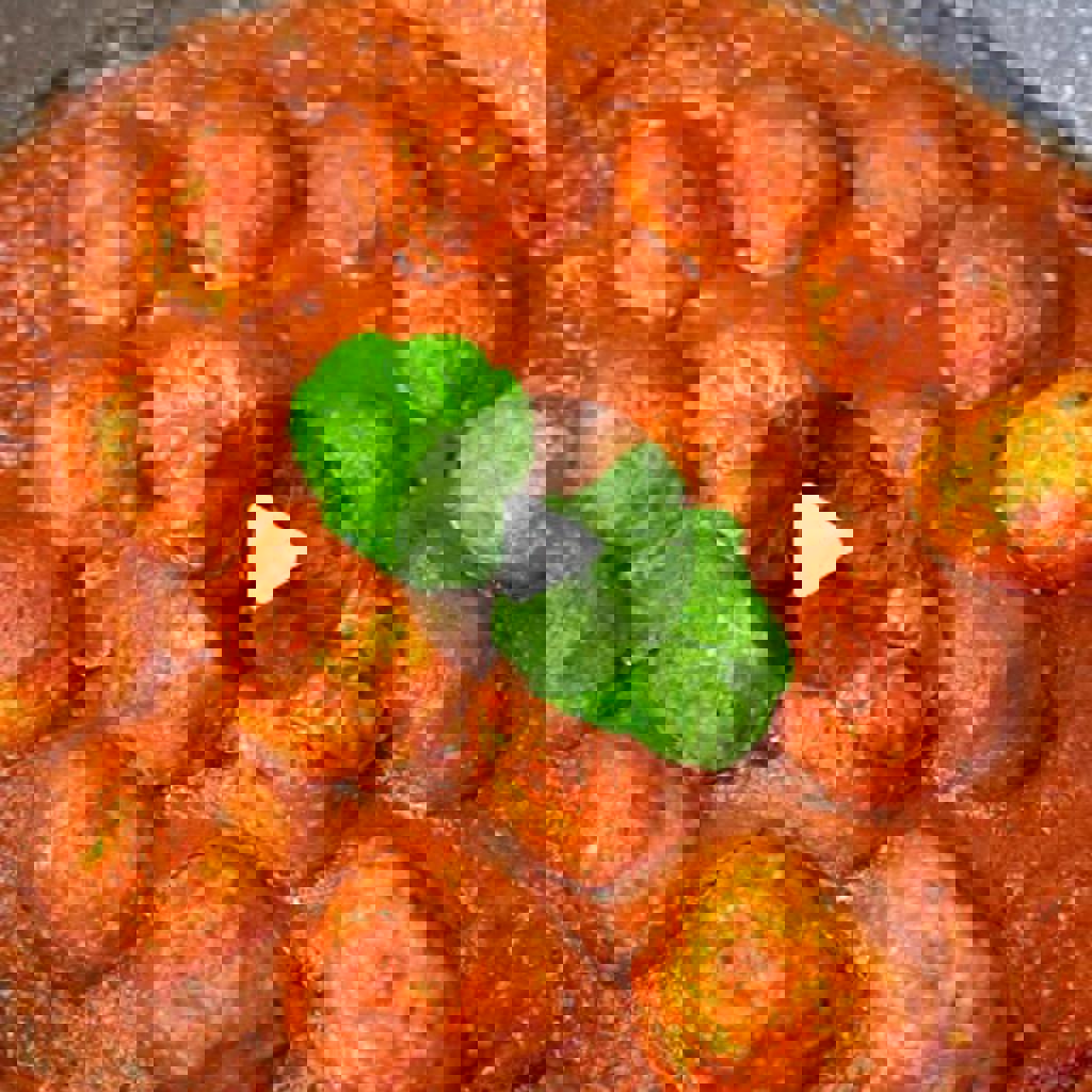 Ricotta Meatballs in Tomato Sauce