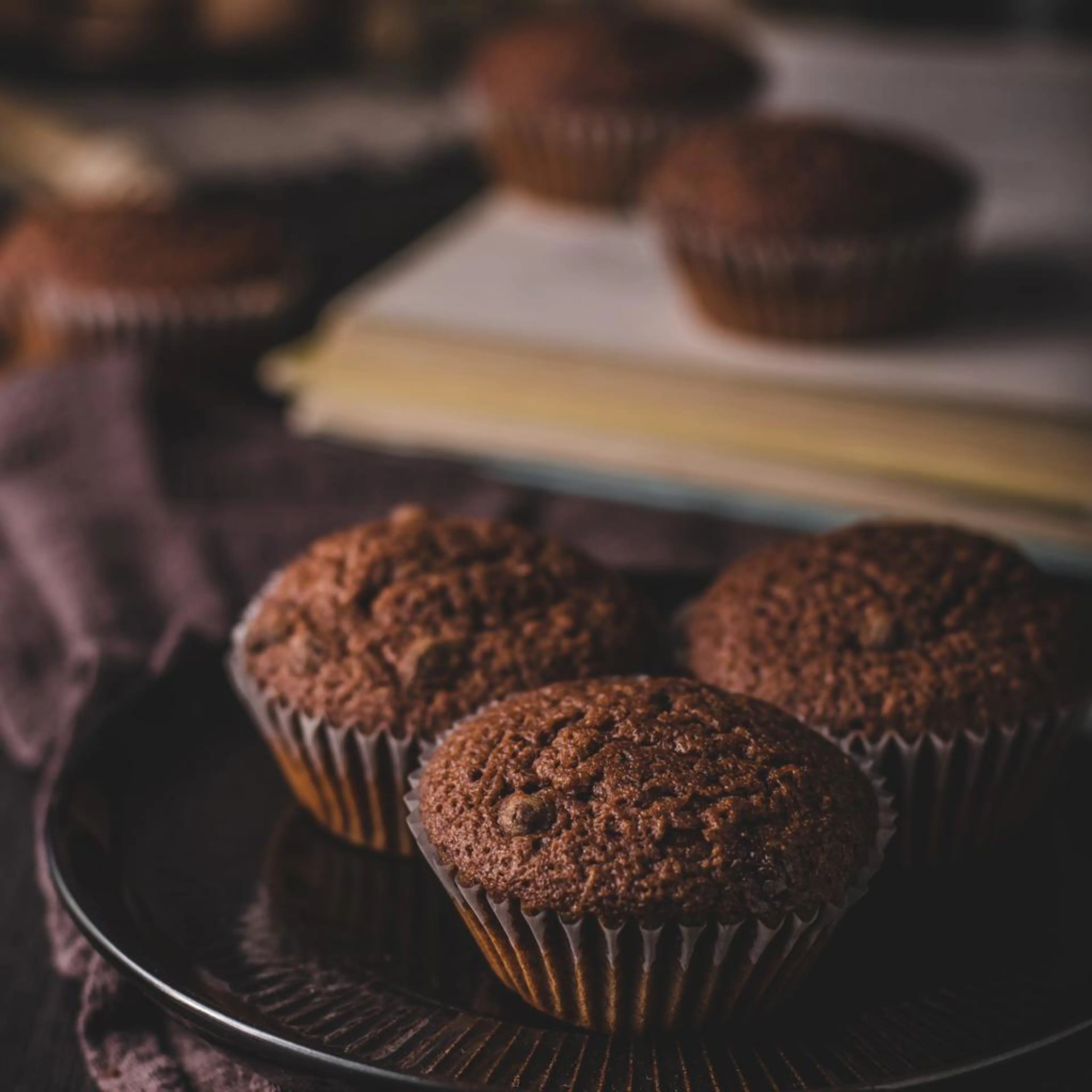 Muffins au double chocolat