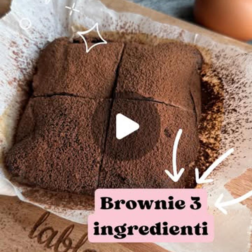 Brownies met 3 ingrediënten: makkelijk, gezond en zonder suiker!