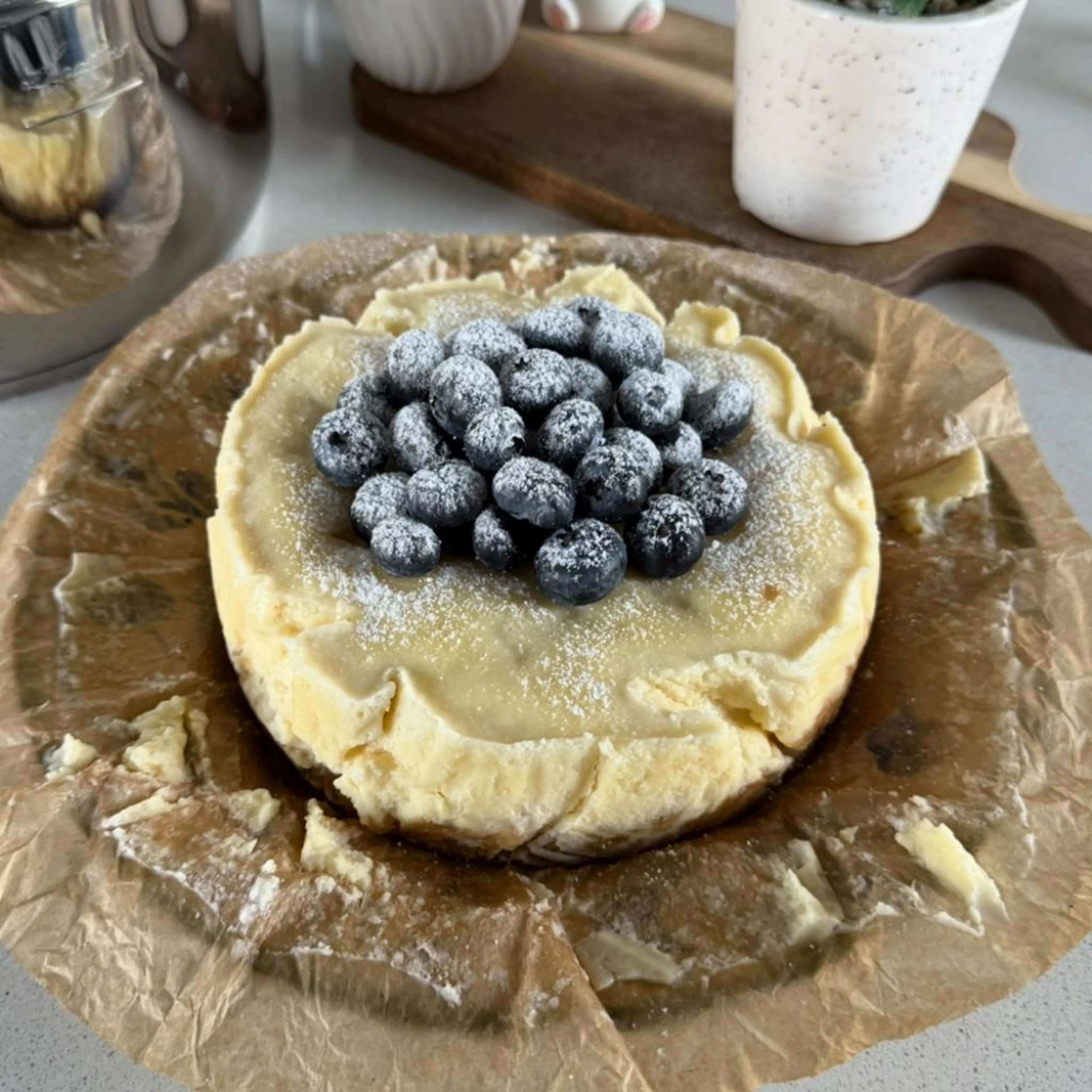 Gedämpfter Cheesecake