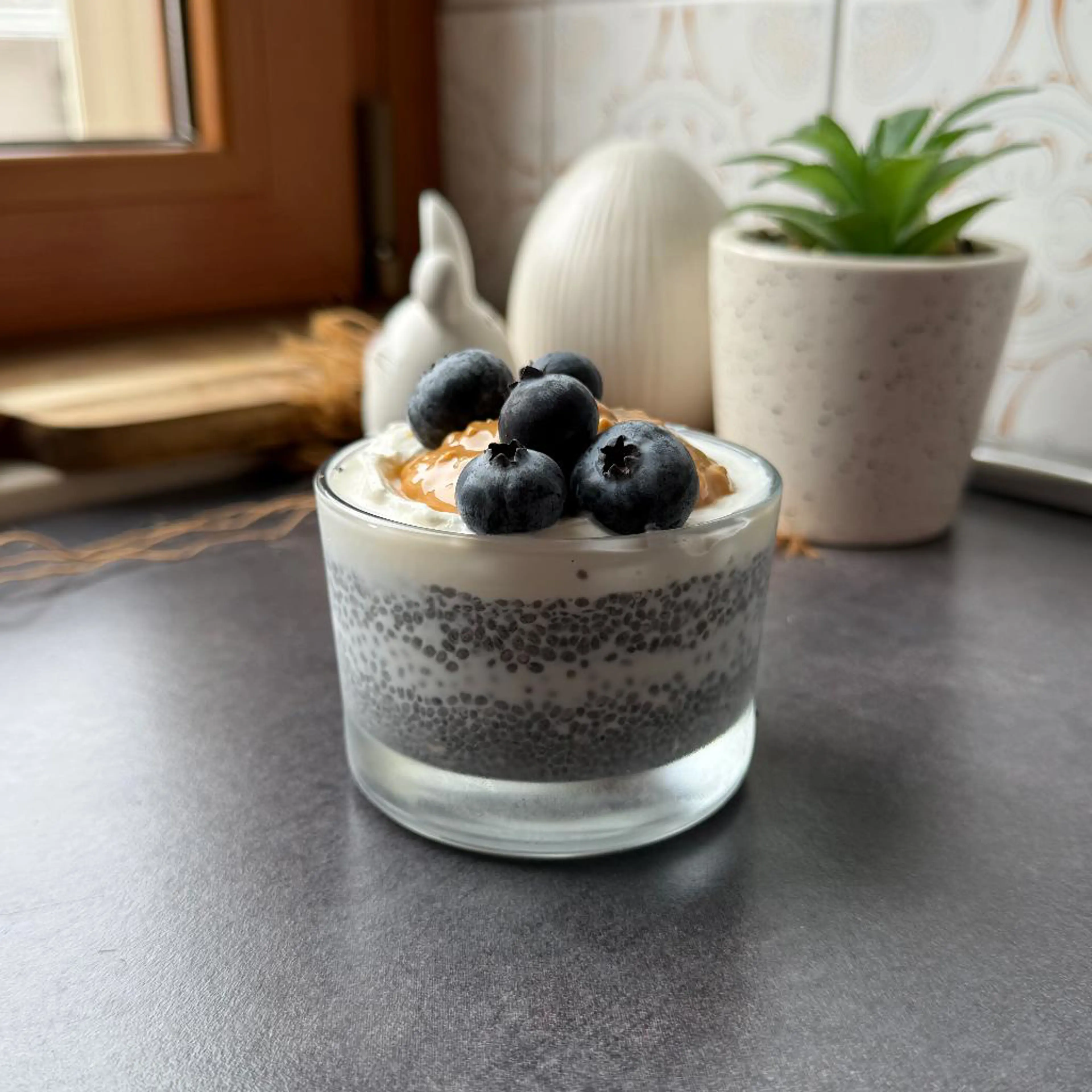 Einfaches Chia-Pudding