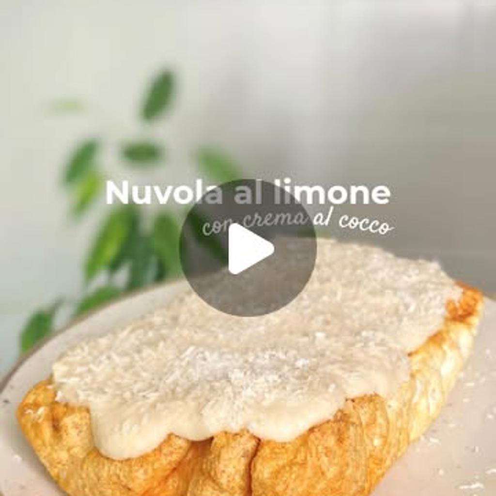 Nuvola al limone e cocco