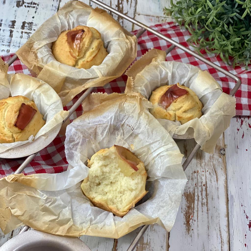 Gluten-free apple cakes (without milk and derivatives)