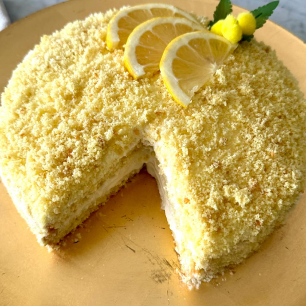 Lemon Mimosa Cake