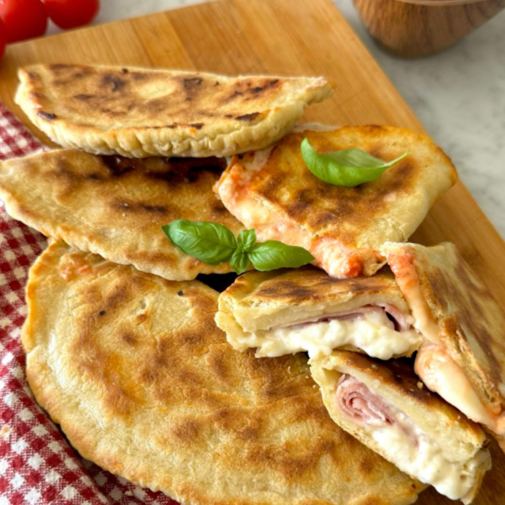 Calzoni facilissimi cotti in padella