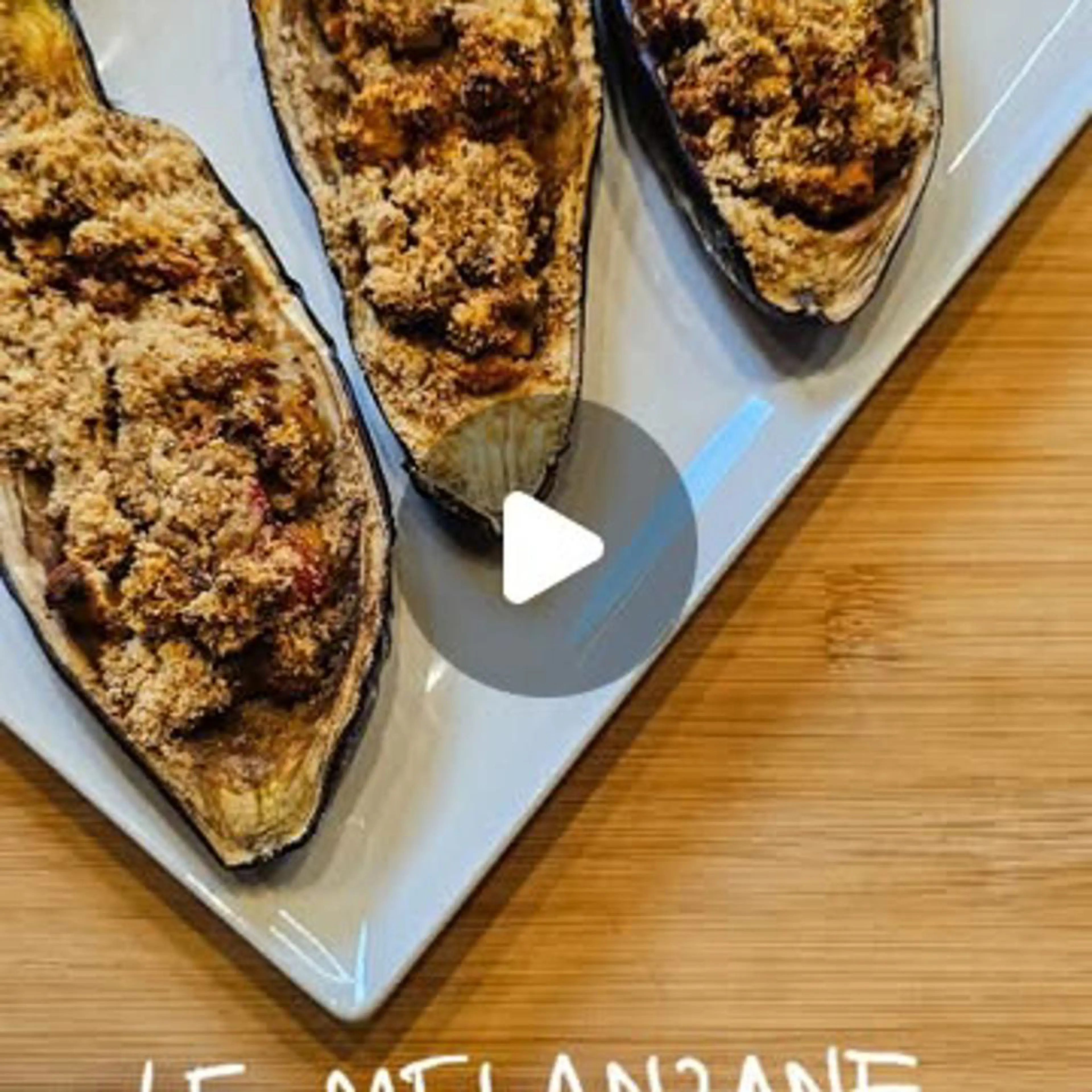 Aubergines farcies sans gluten, sans lactose et vegan