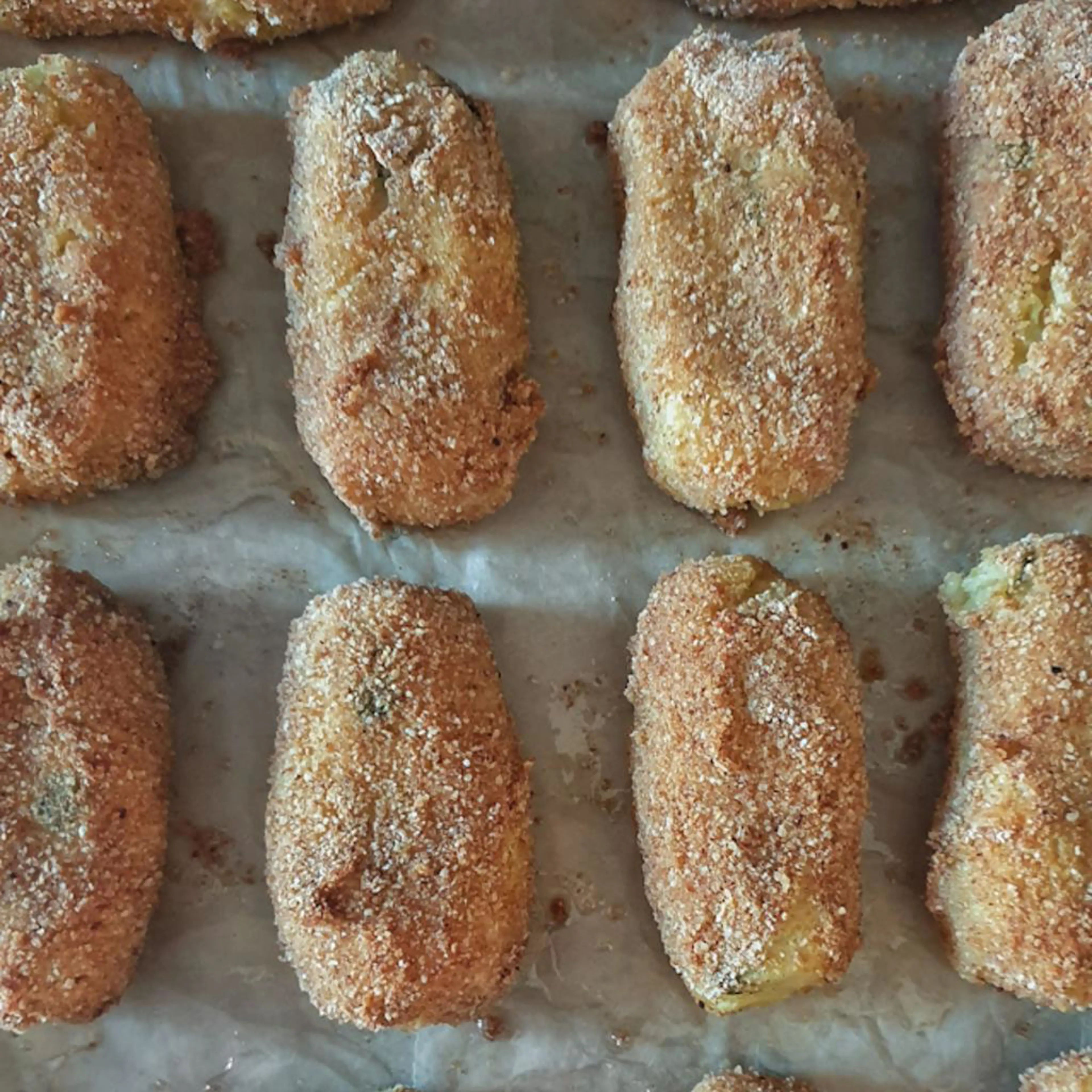 Chickpea and potato croquettes