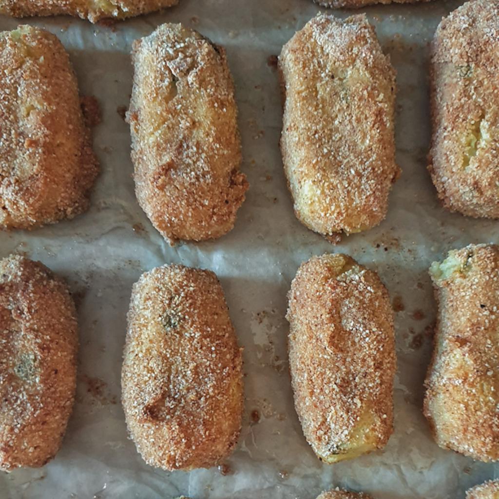 Kikärts- och potatiskroketter
