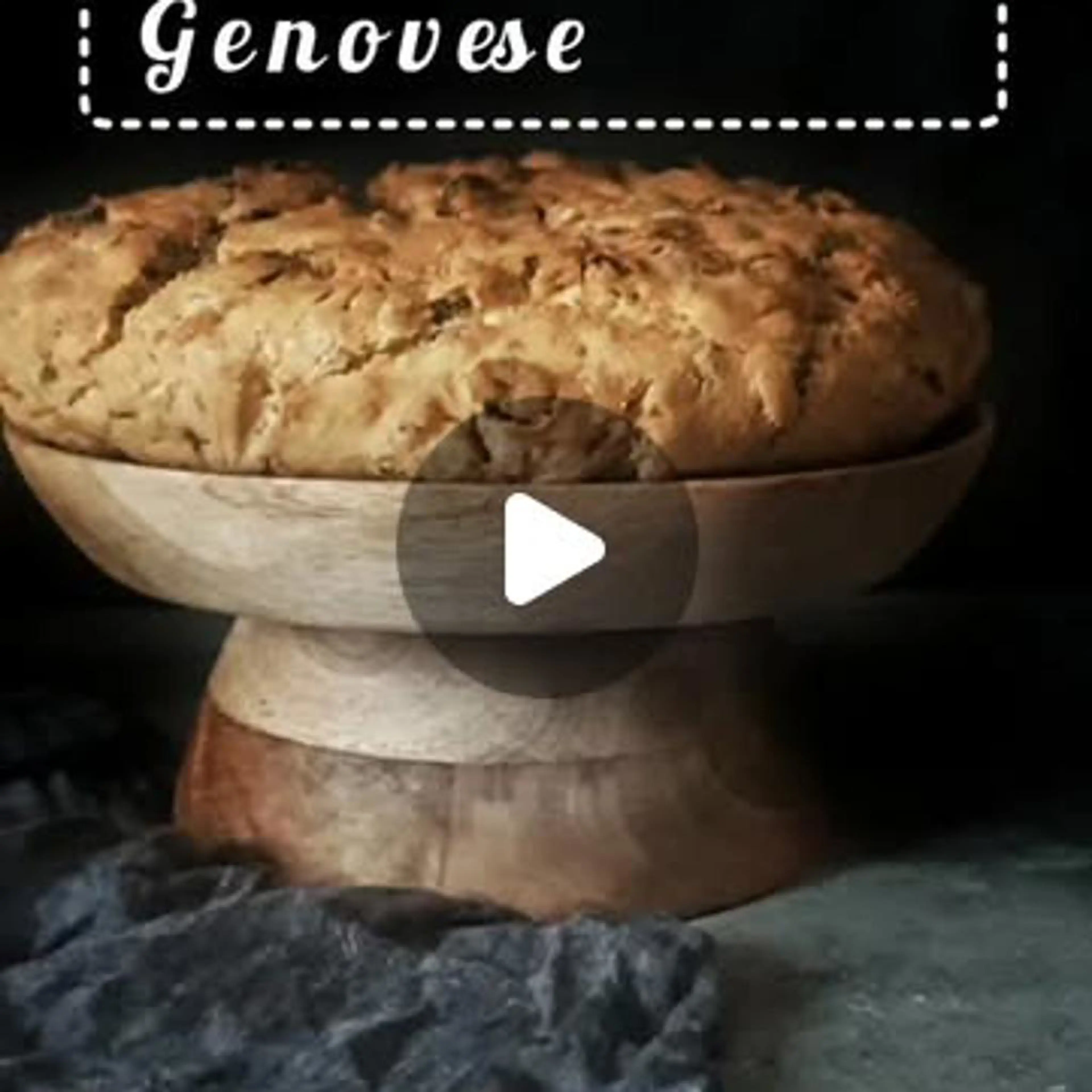 Low Genoese pandolce