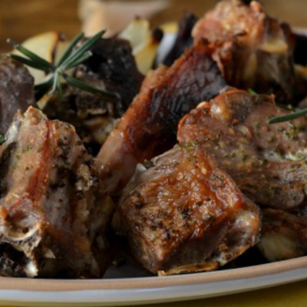 Agnello al forno alla birra