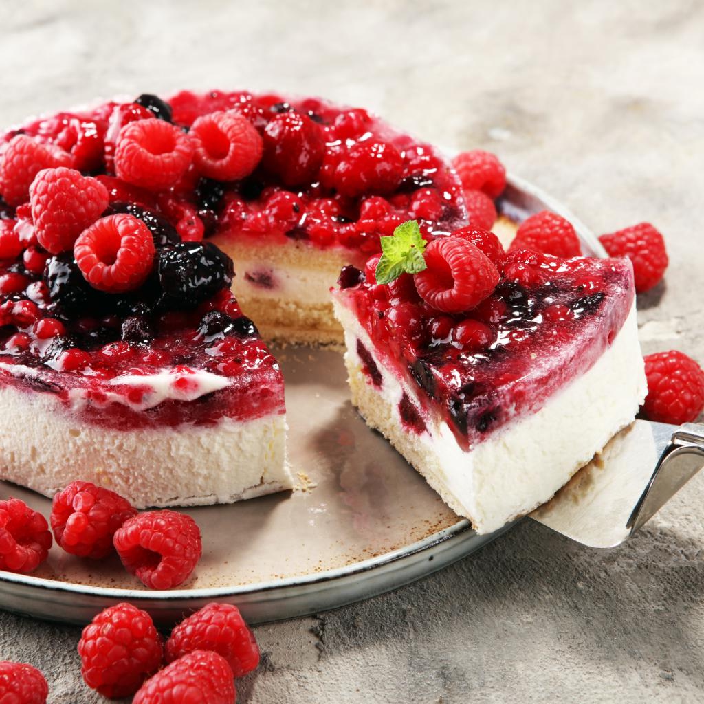 Cheesecake ai lamponi