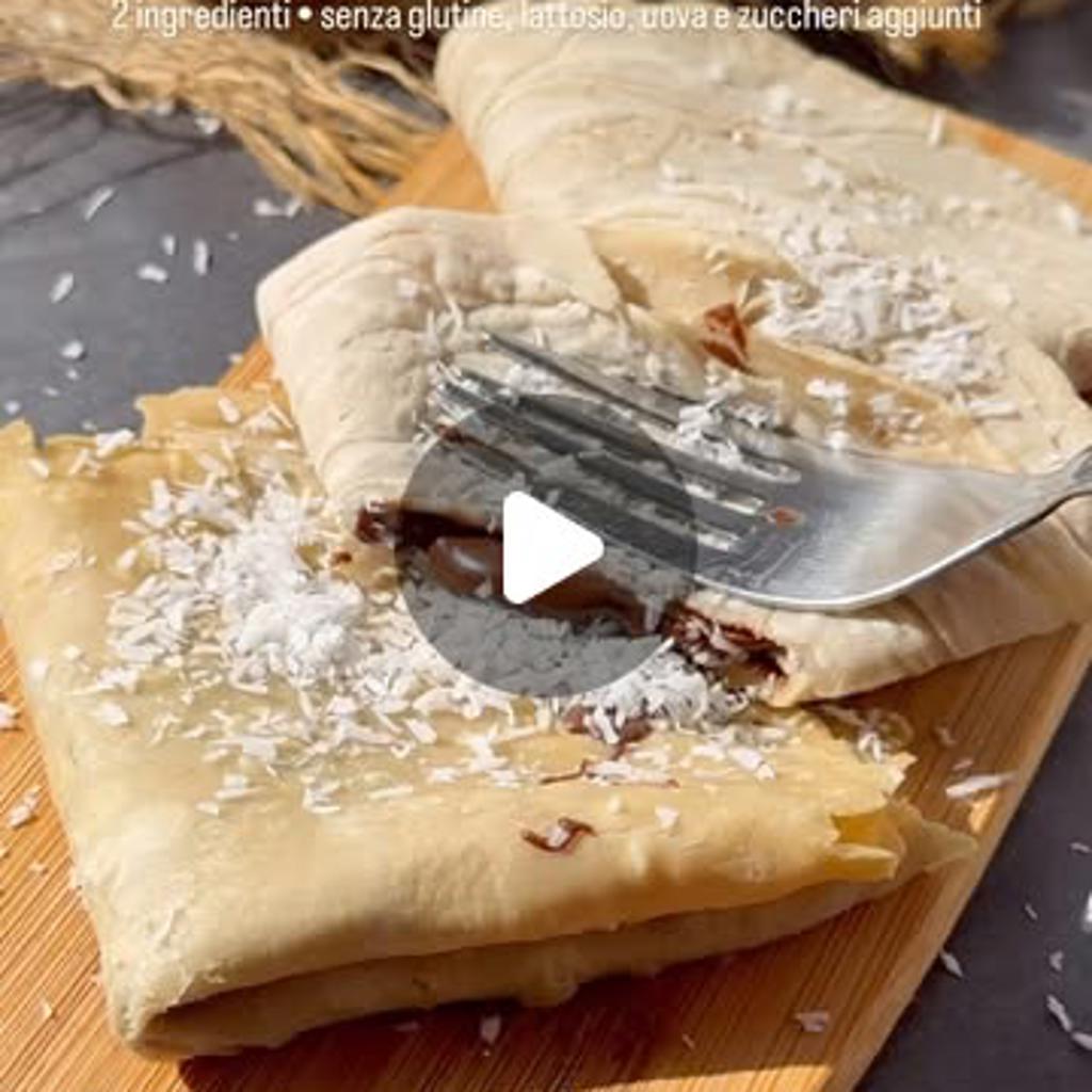 Crepes with 2 ingredients
