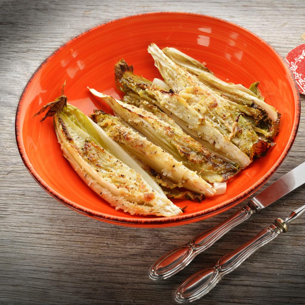 Indivia gratinata al parmigiano