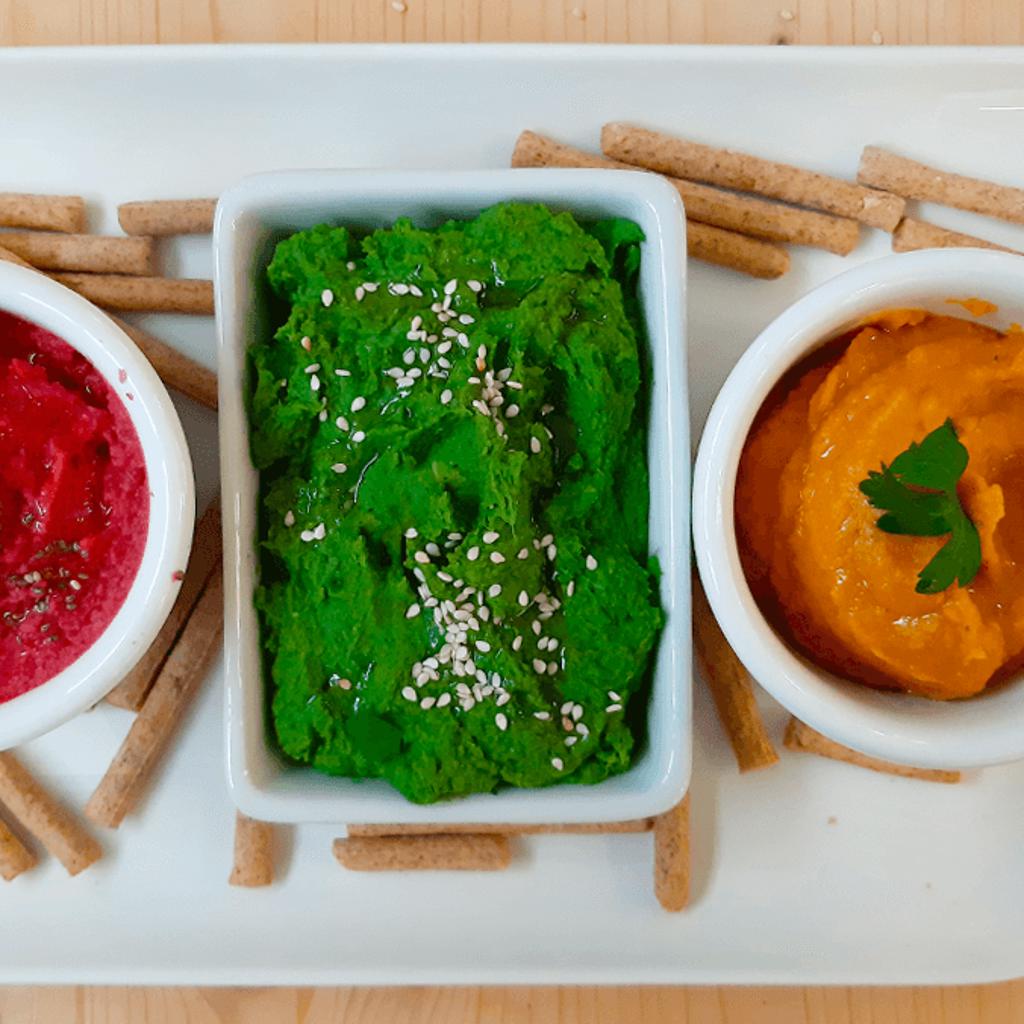 Hummus colorati