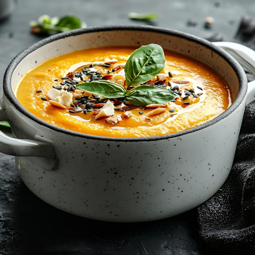 Crema di zucca con parmigiano reggiano di vacca bianca modenese