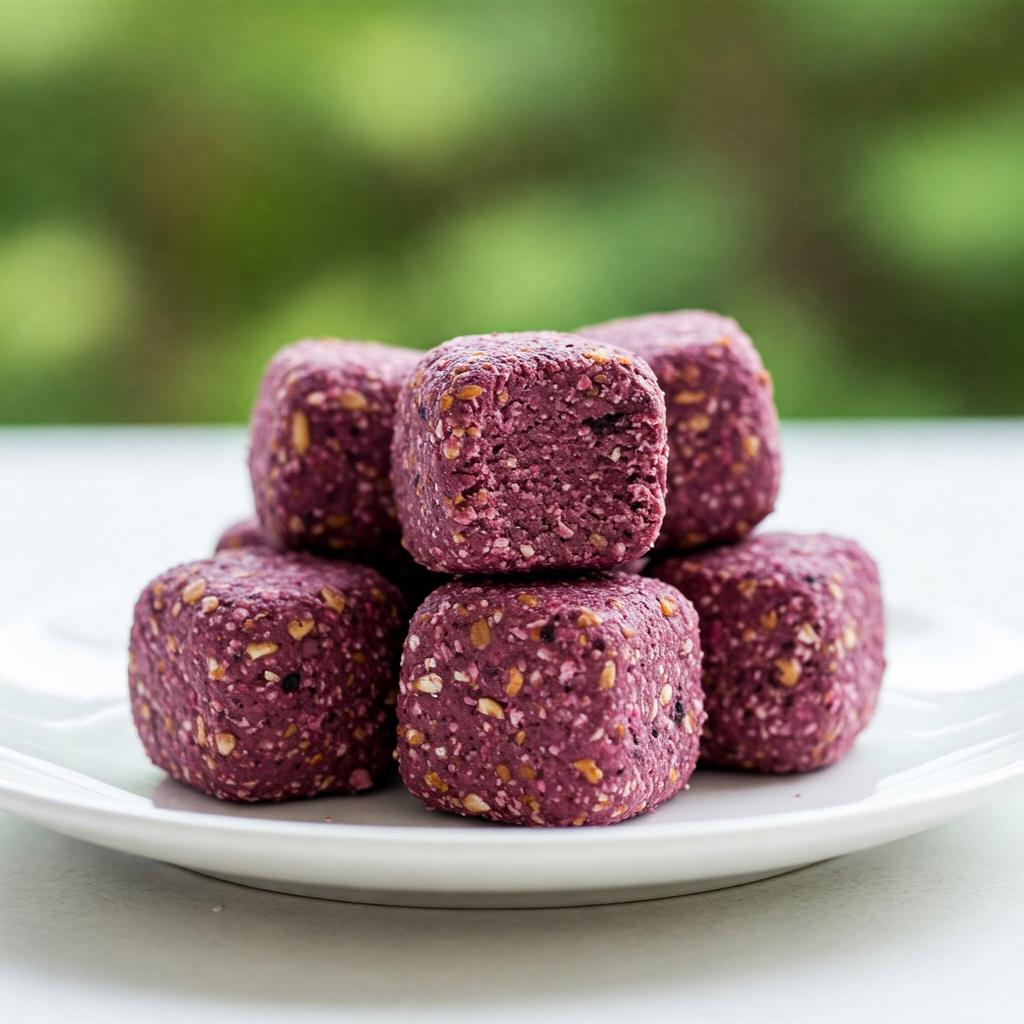 Energy Bites mit Chufa und schwarzer Johannisbeere (ohne Backen)