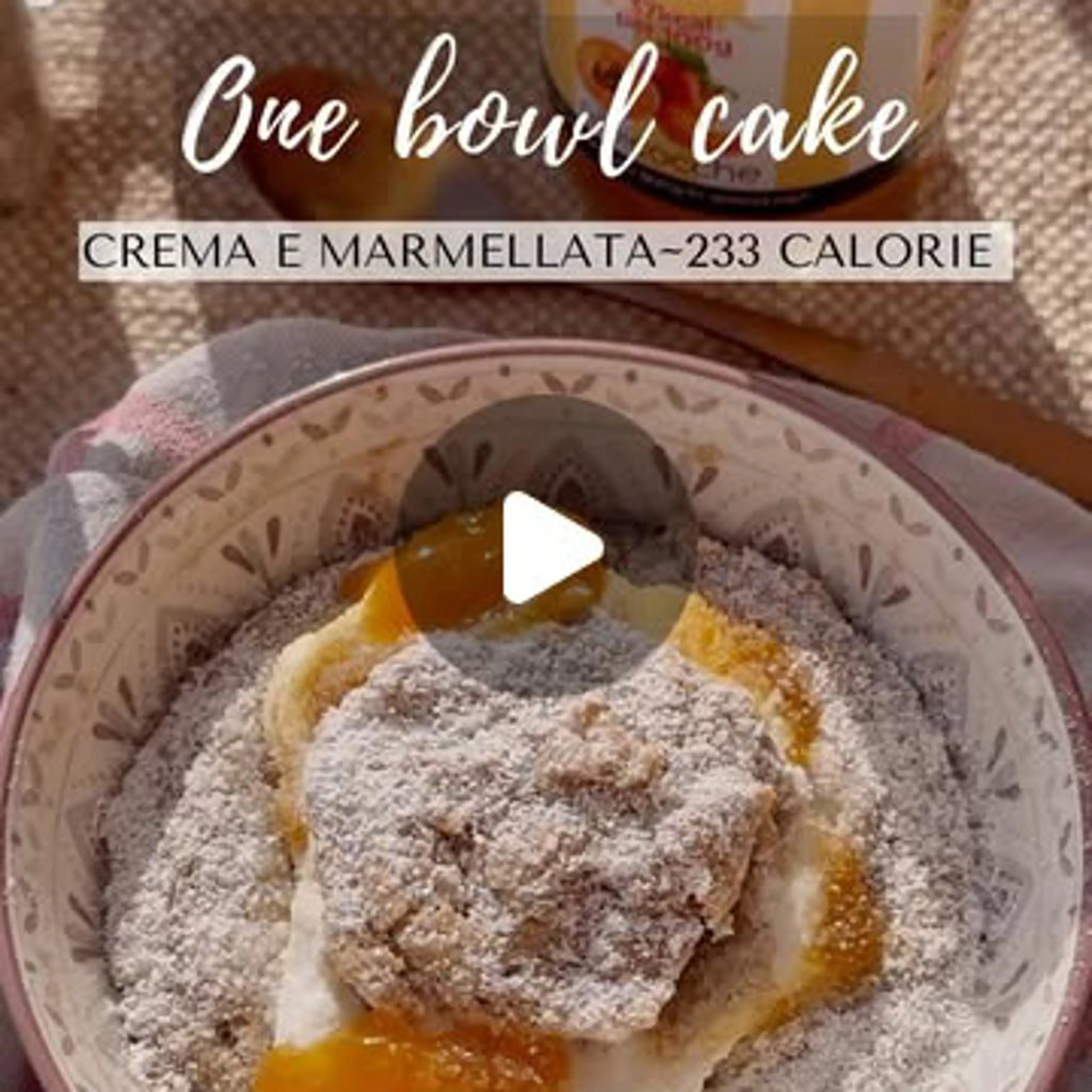 One bowl cake (cuor di crema e albicocca)