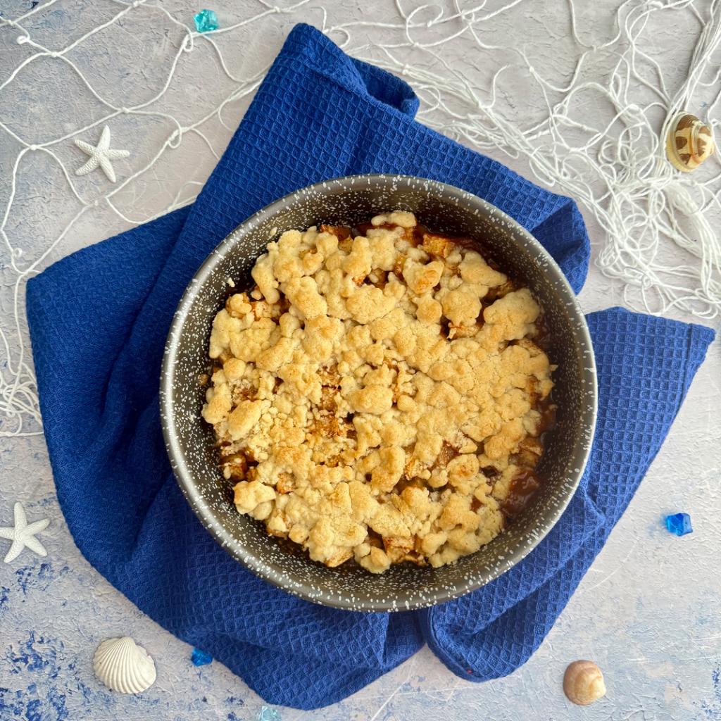 Crumble di mele e cannella