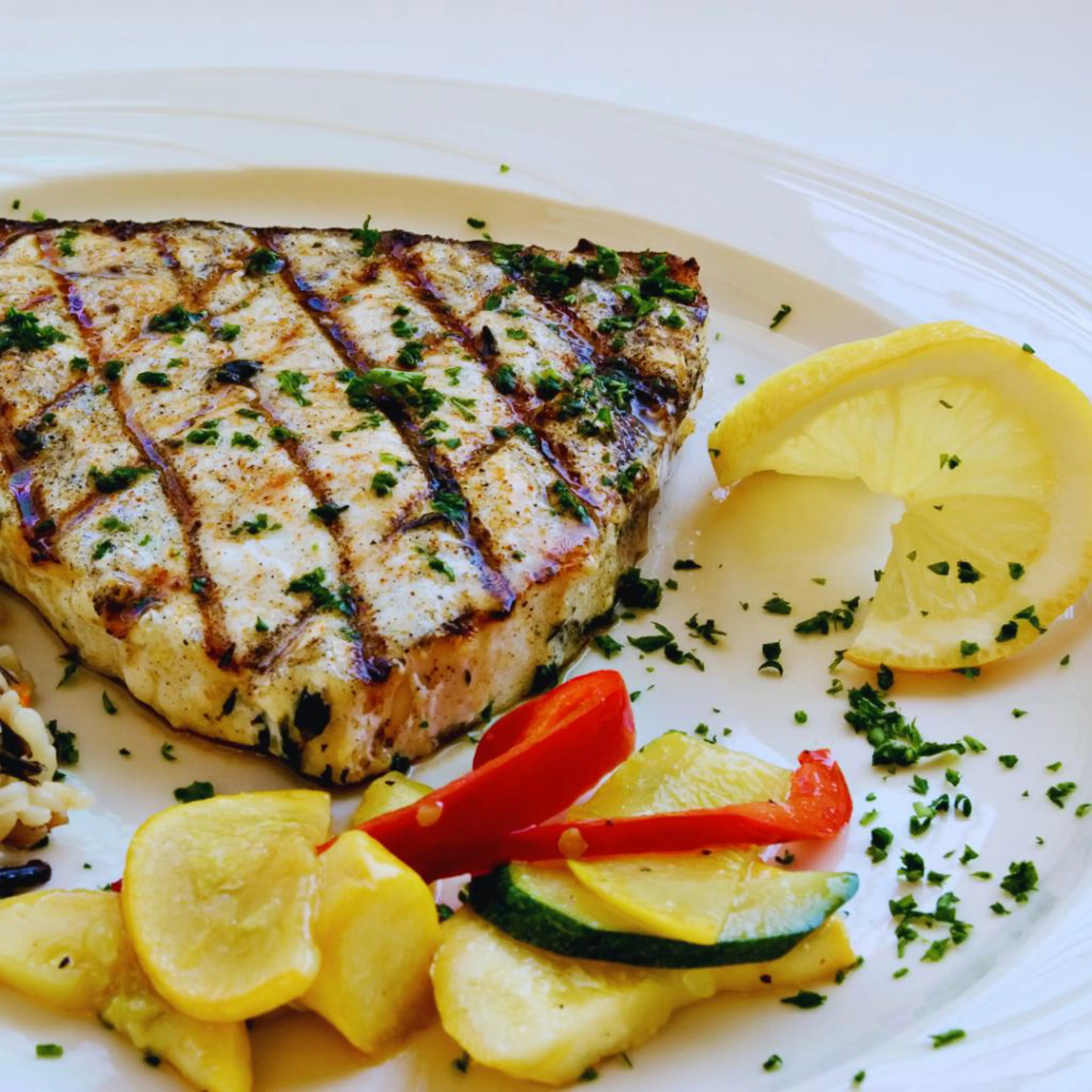 Grilled swordfish