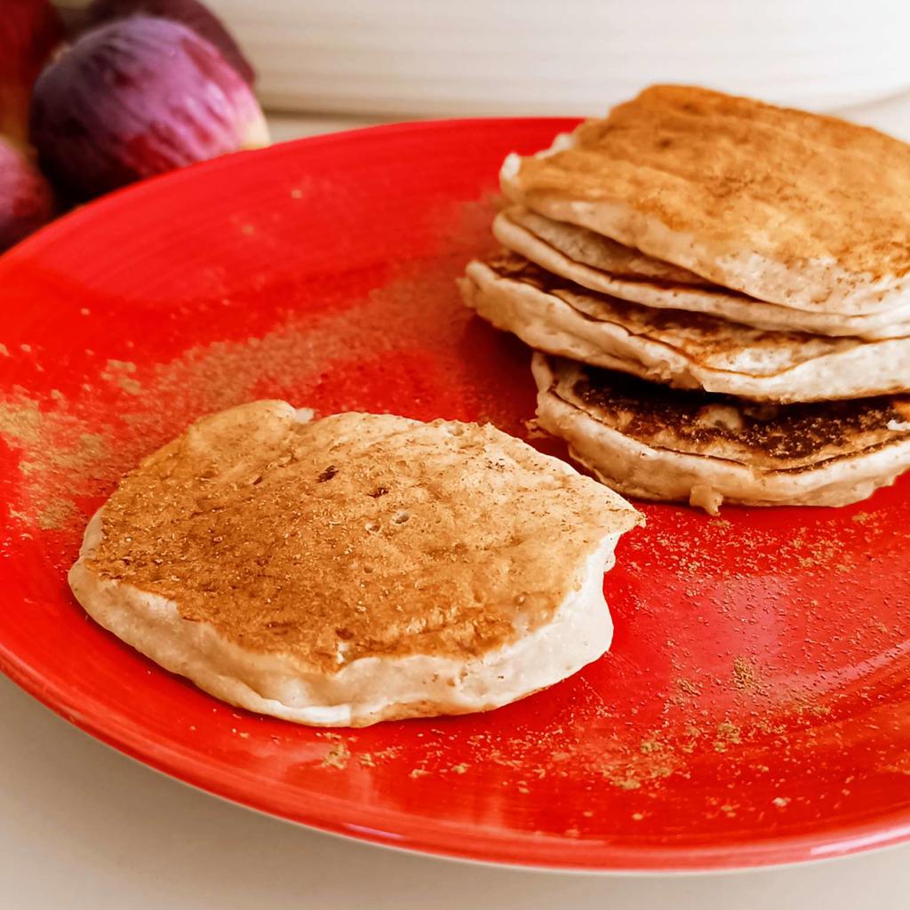 Panqueques veganos de higos sin huevo y sin leche