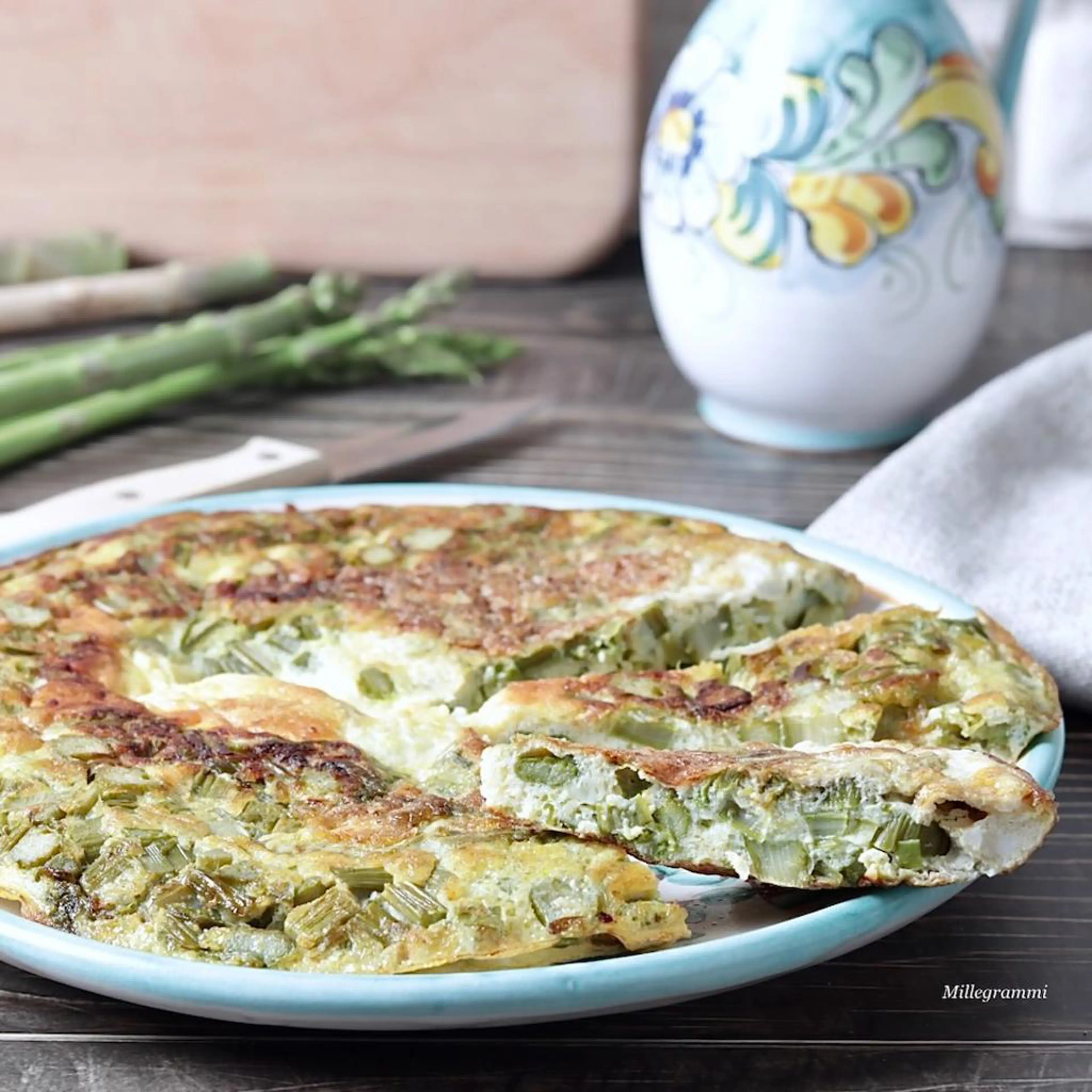 Asparagus frittata