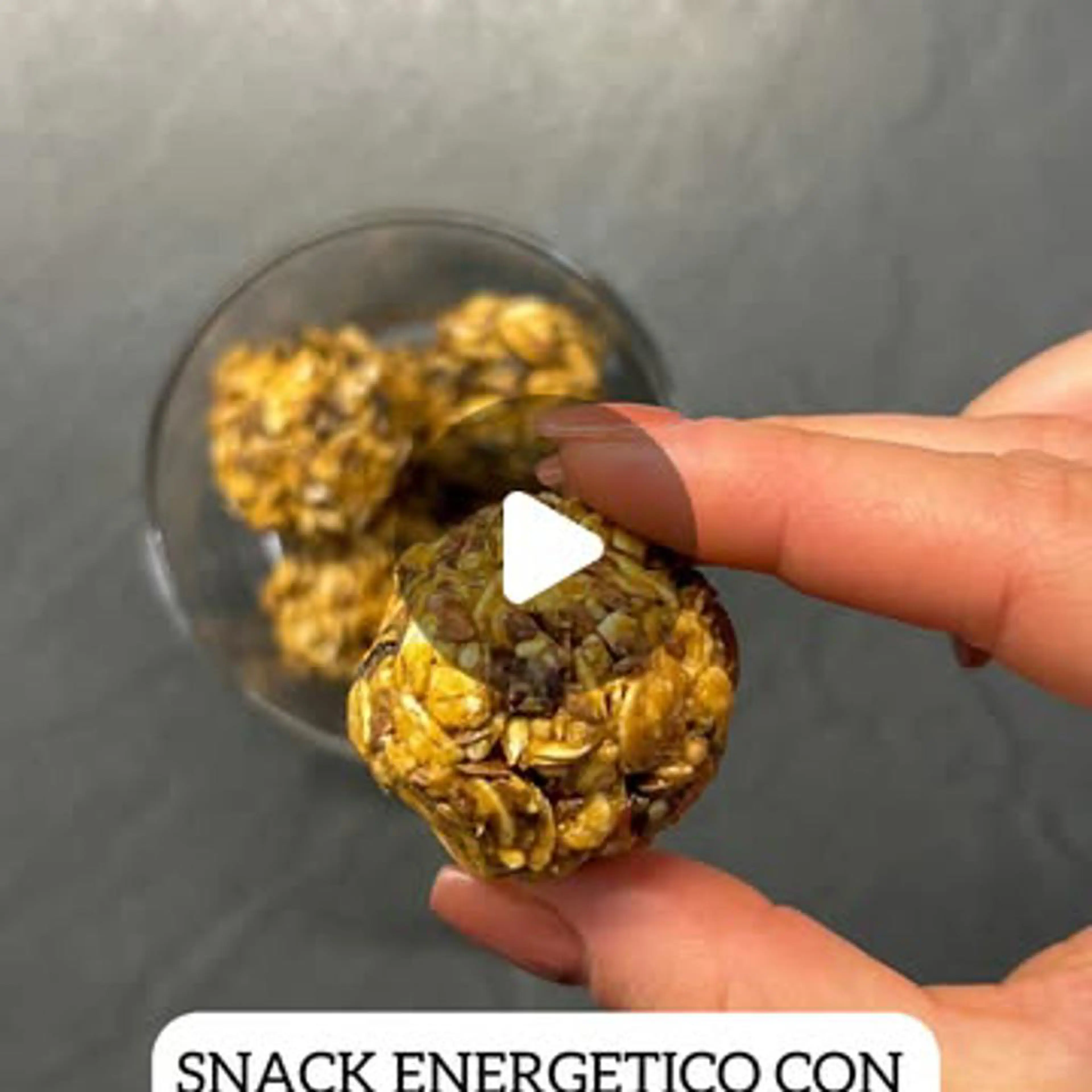 Energy and filling snack
