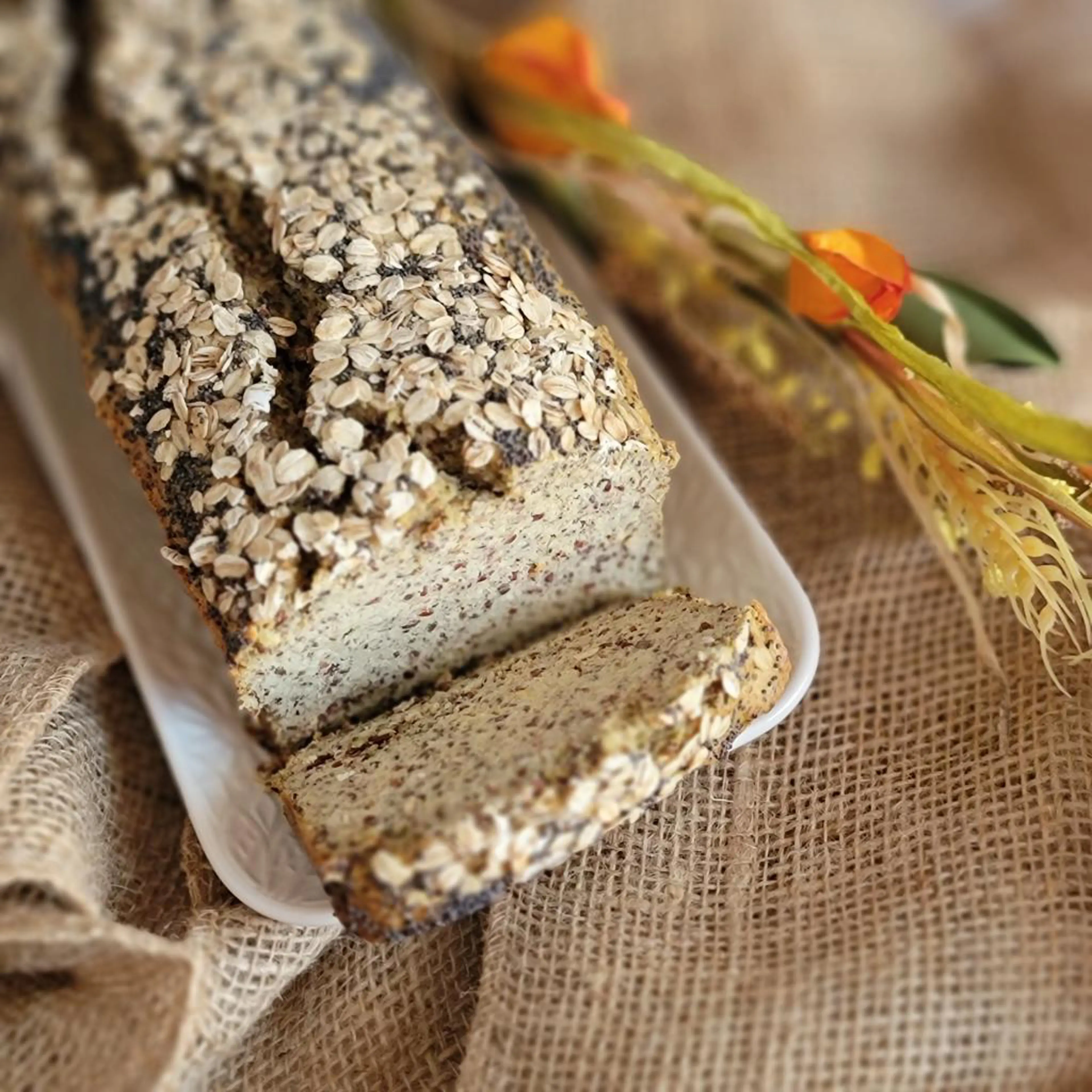 Proteinbrot mit Zucchini