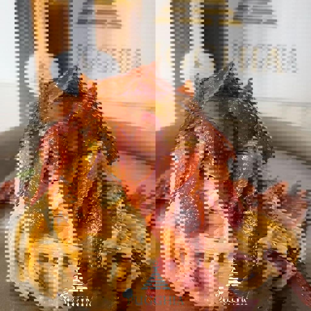 Spaghetti med feta, speck och fikonmarmelad